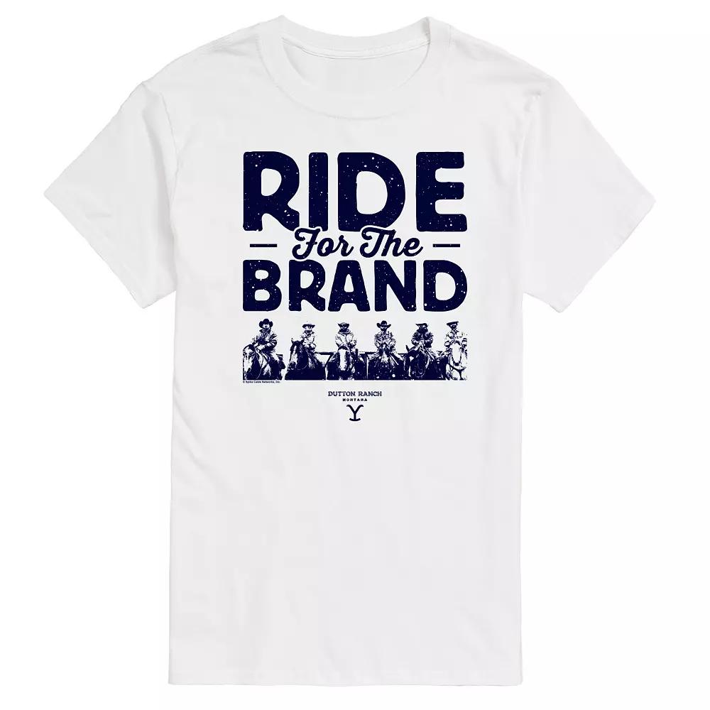 Big & Tall Yellowstone Ride For The Brand Graphic Tee, Men's,  Product Image