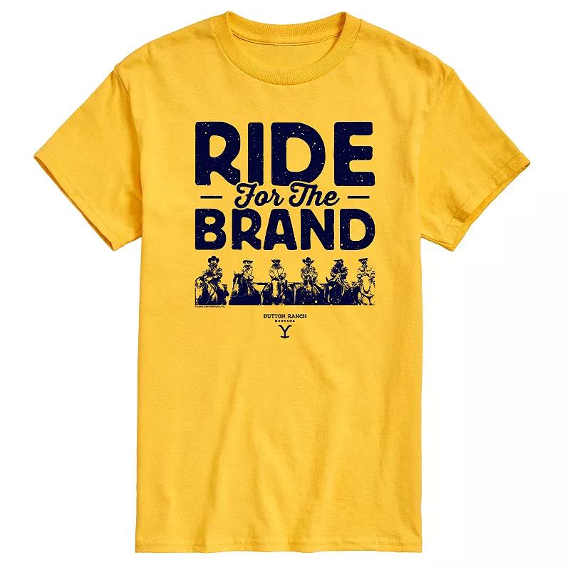 Big & Tall Yellowstone Ride For The Brand Graphic Tee, Men's,  Product Image