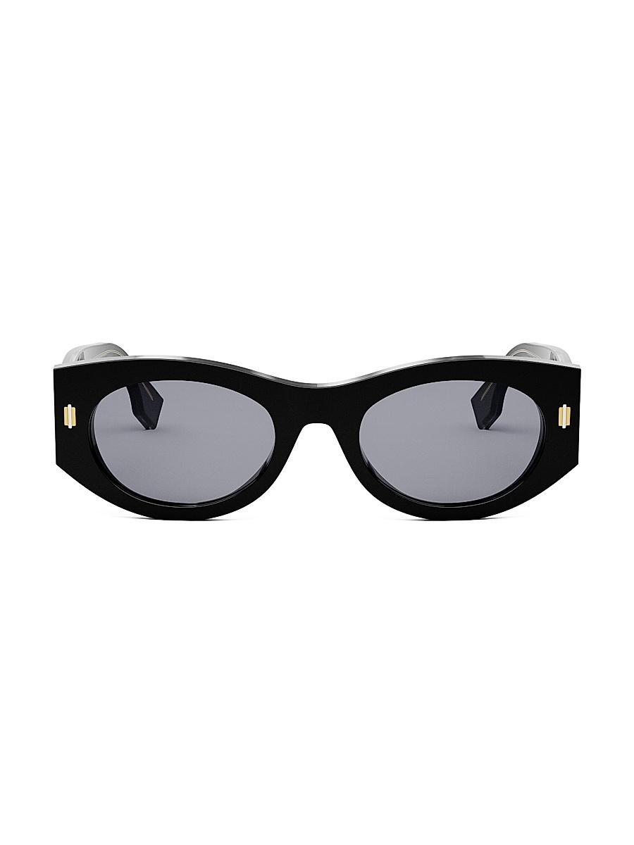Womens Fendi Roma 52MM Oval Sunglasses Product Image