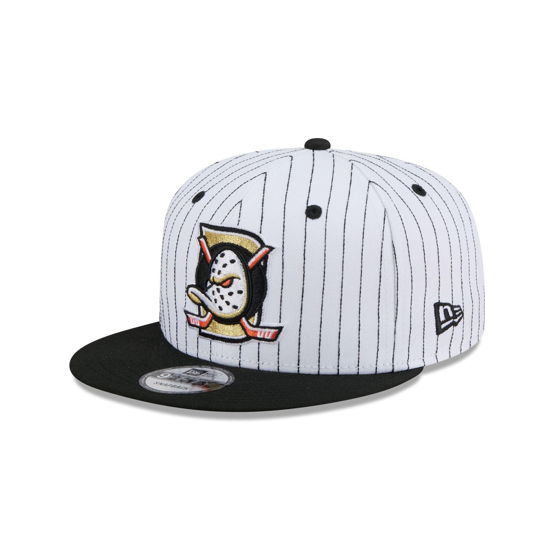 Anaheim Ducks Deceptor Pinstripe 9FIFTY Snapback Hat Male Product Image
