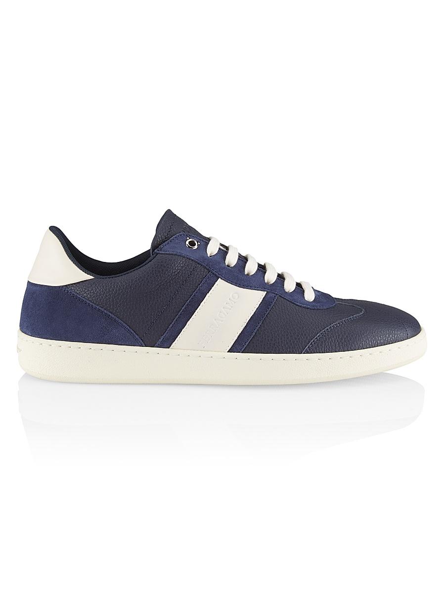 Men's Achille 1 Leather Low-Top Sneakers Product Image