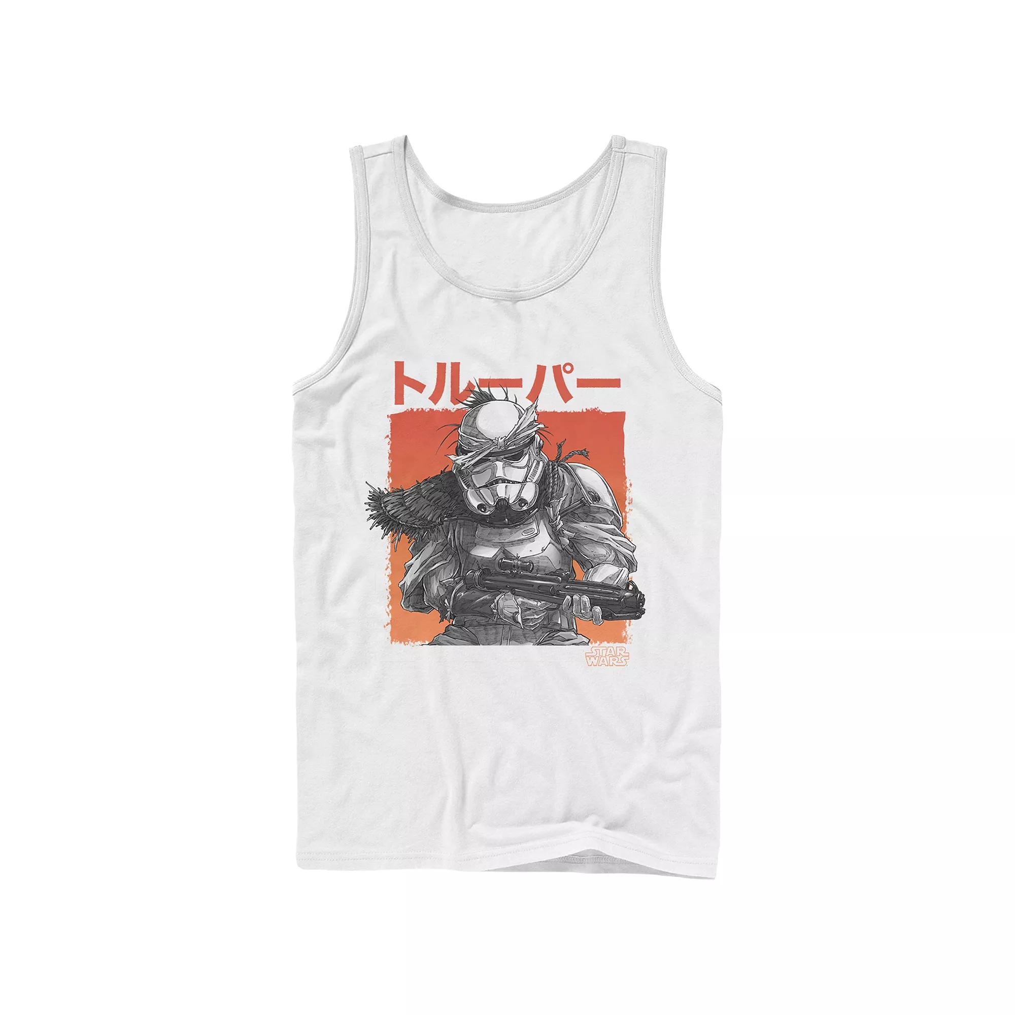 Men's Star Wars Visions Grunge Stormtrooper Graphic Tank,  Product Image