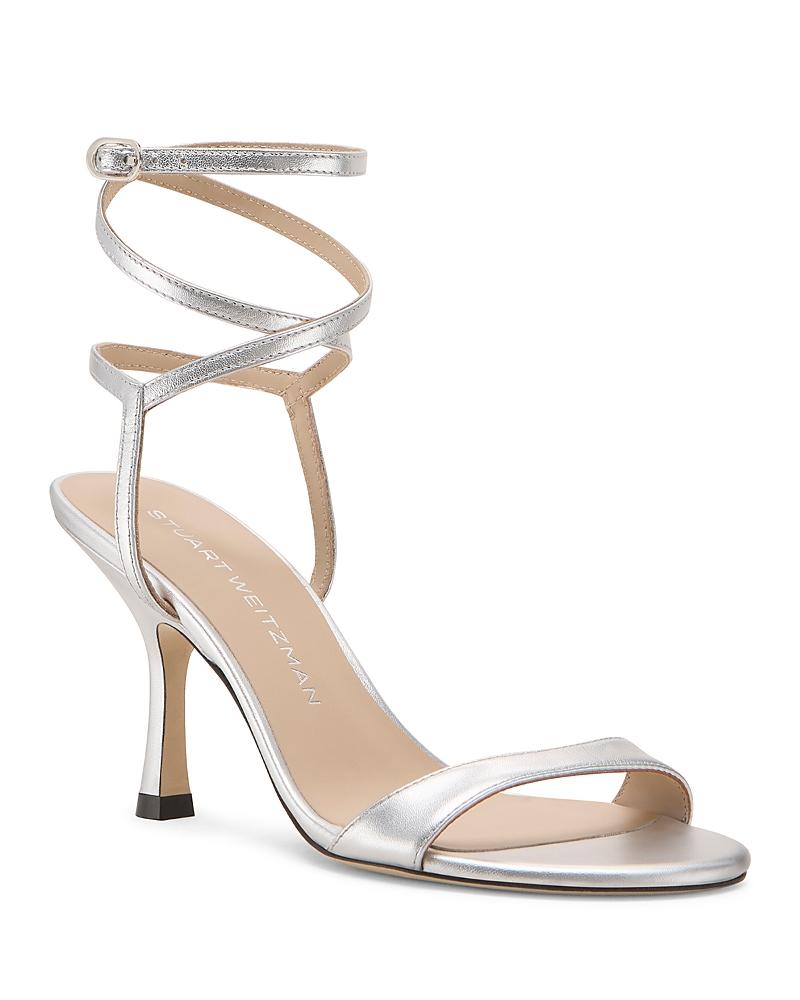 Womens Nudist 85MM Patent Leather Wrap Sandals Product Image