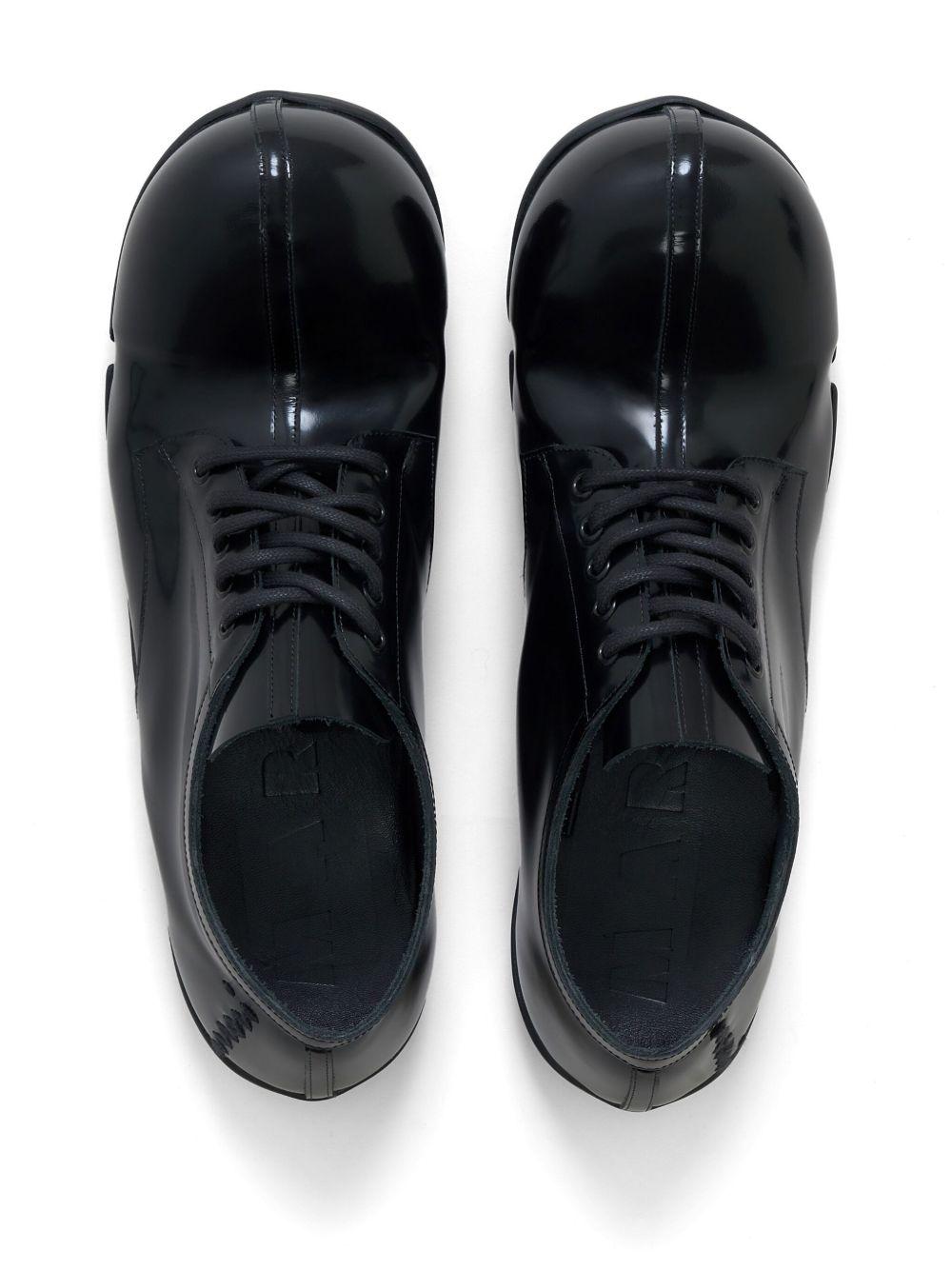 calf-leather round-toe derby shoes Product Image