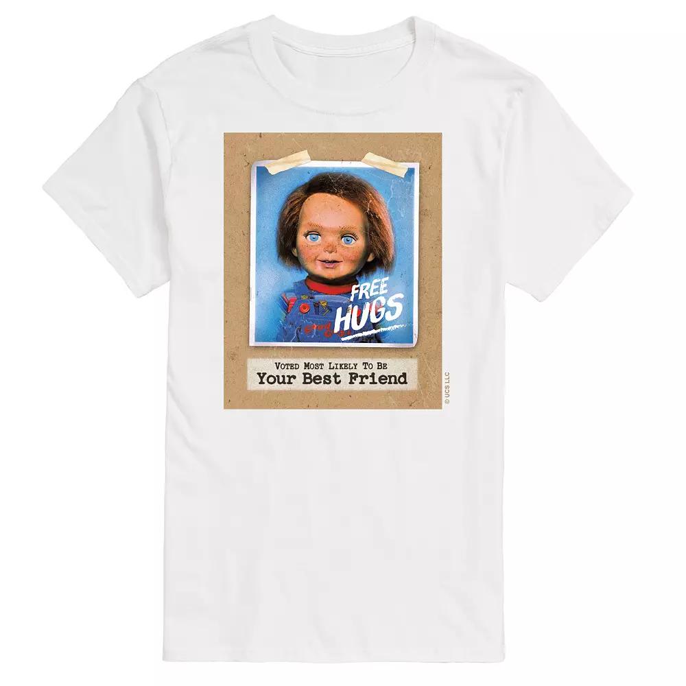 Big & Tall Chucky Free Hugs Graphic Tee, Men's,  Product Image