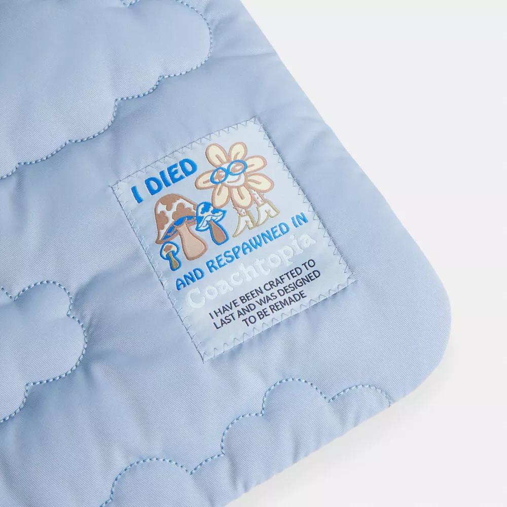 Coachtopia Loop Flat Tote In Recycled Polyester With Cloud Quilting Product Image