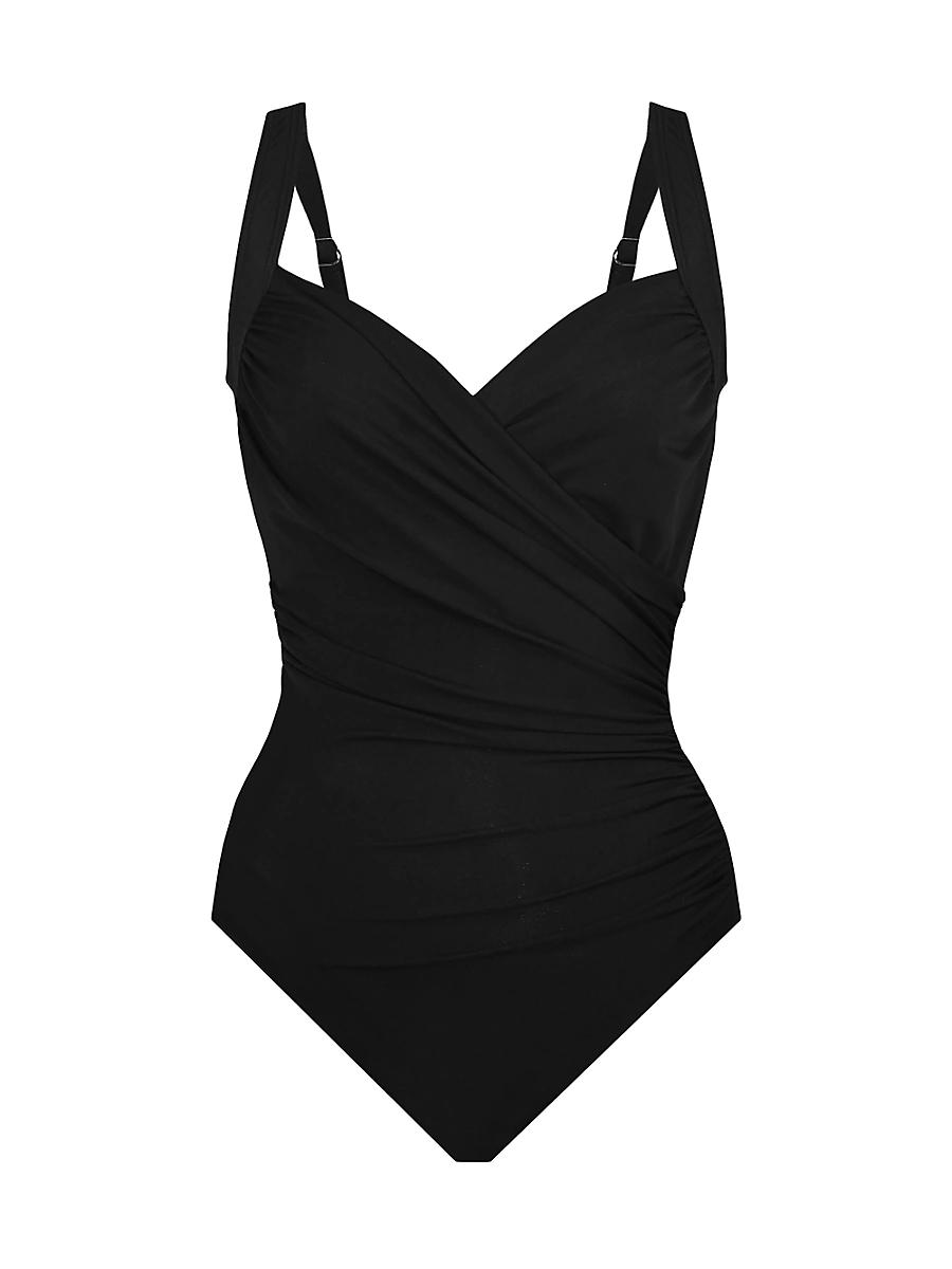 Womens DDD Styles Sanibel Ruched One-Piece Swimsuit Product Image