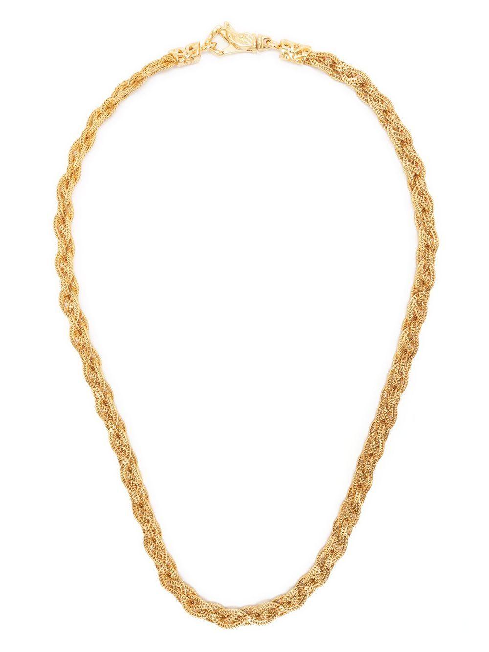 Gold Plated Celtic Braid Necklace Product Image