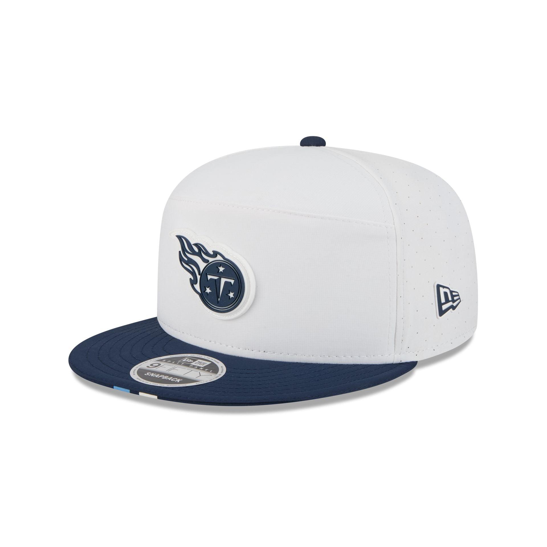 Tennessee Titans 2025 Training Split Panel 9FIFTY Snapback Hat Male Product Image