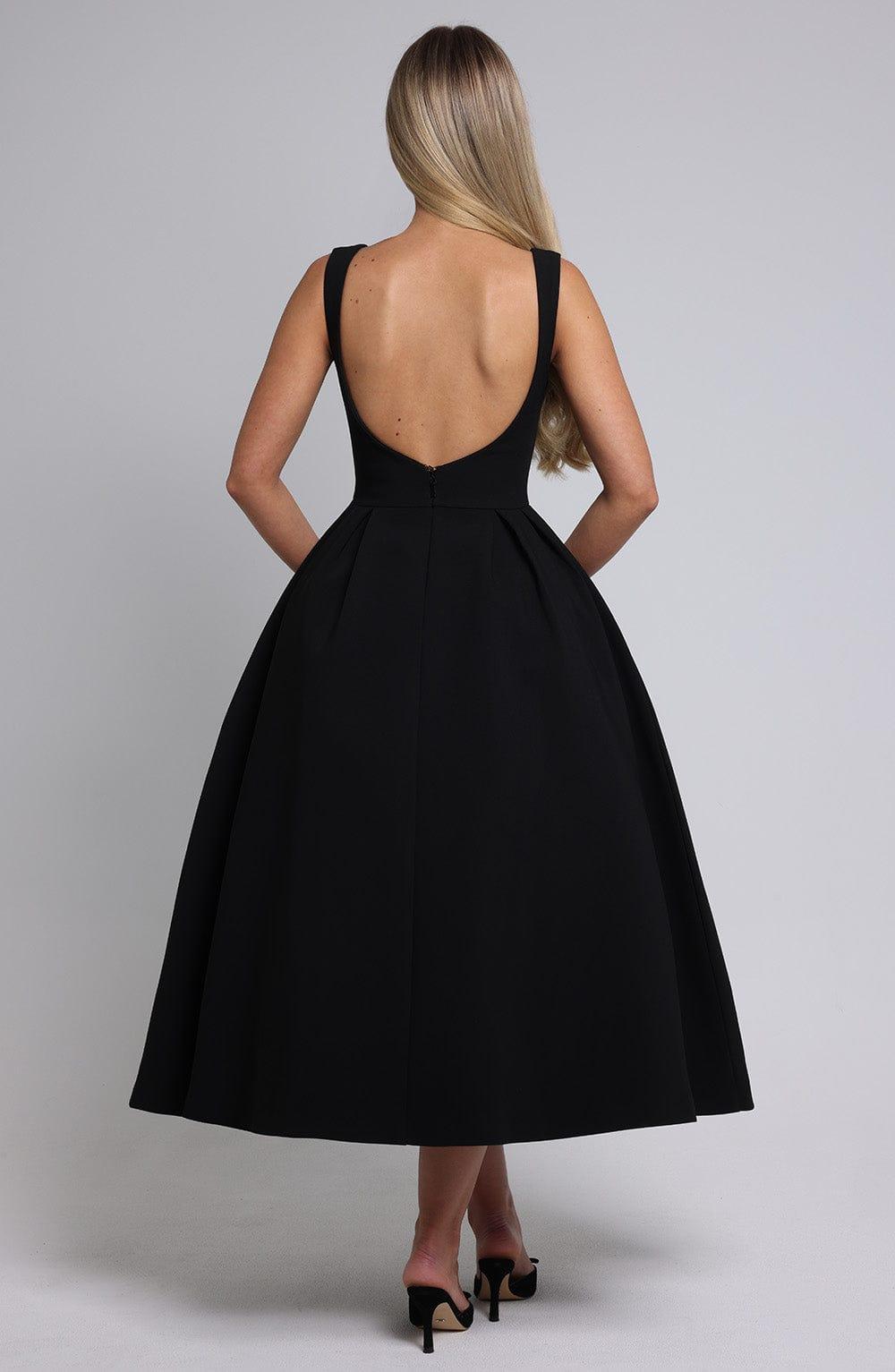 Clarabella Midi Dress - Black Product Image