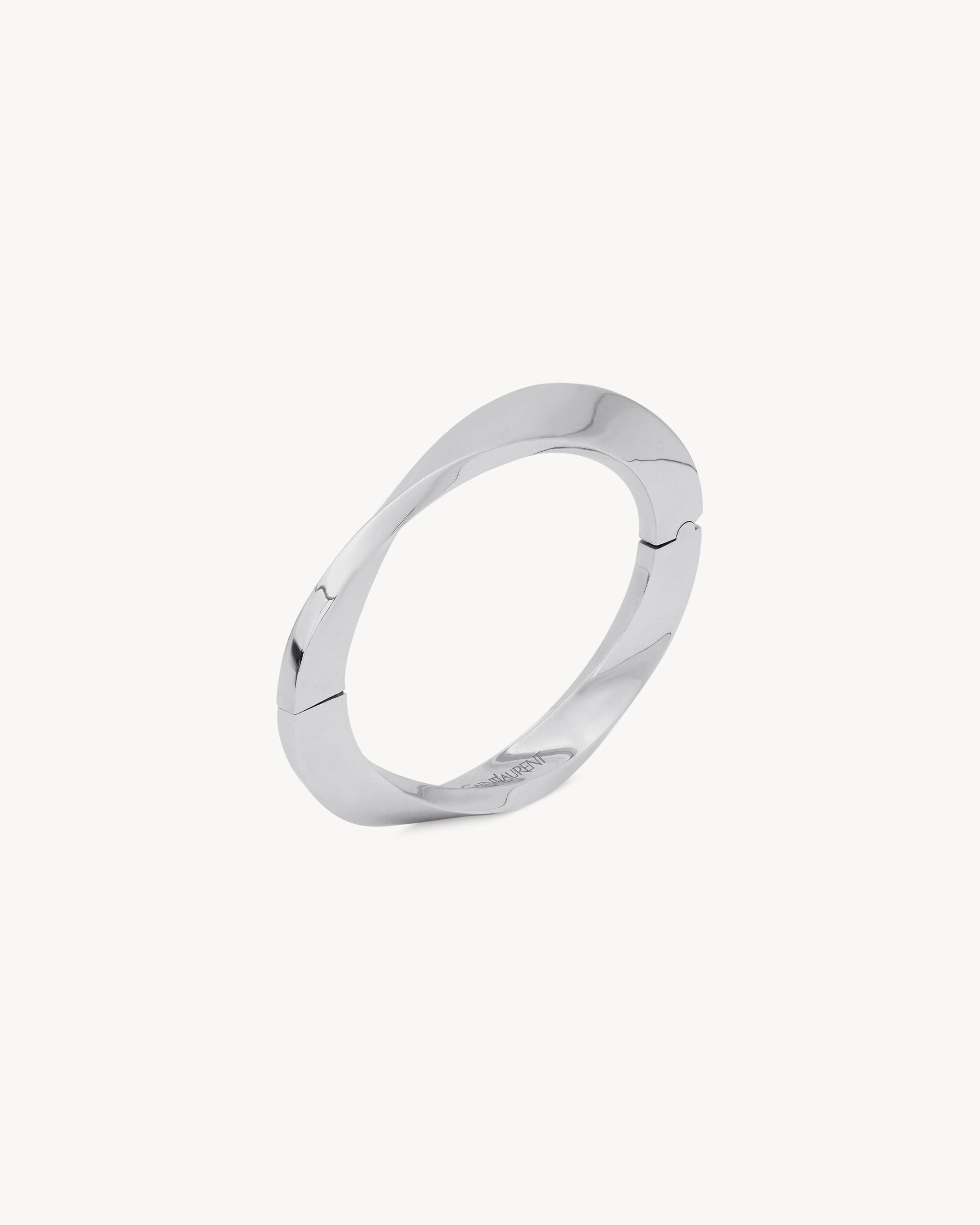 twist bracelet in 18K grey gold Product Image