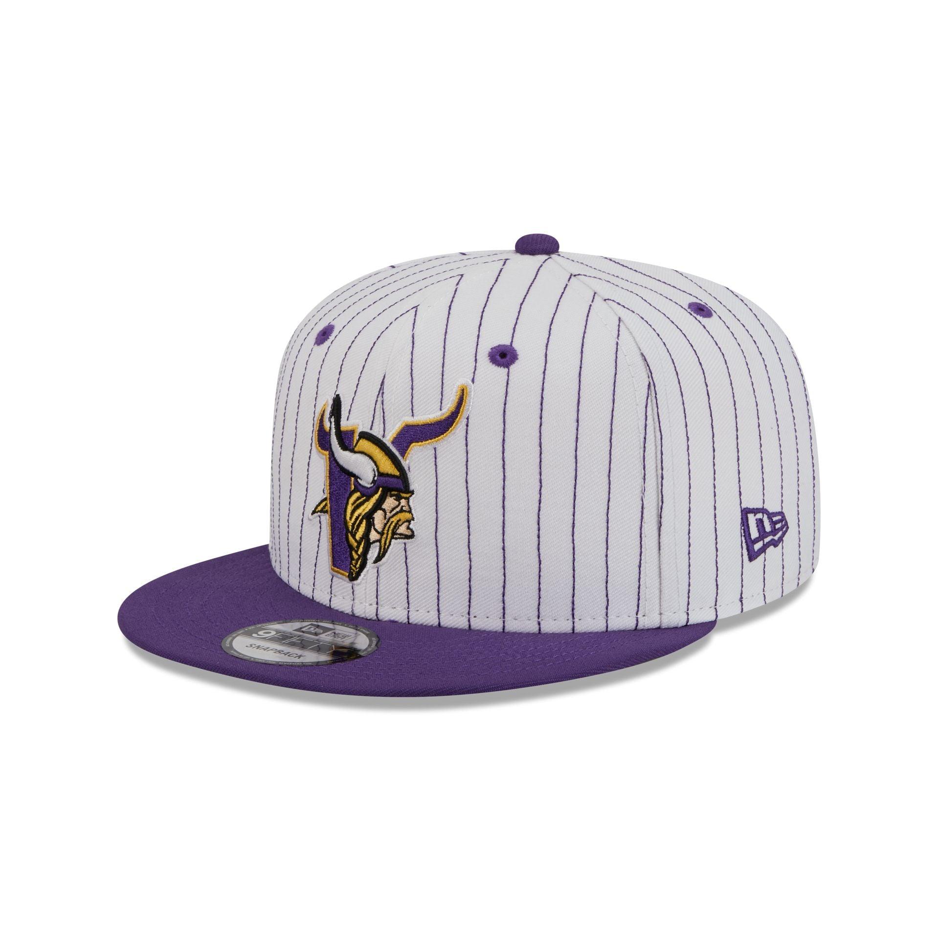 Minnesota Vikings Deceptor Pinstripe 9FIFTY Snapback Hat Male Product Image