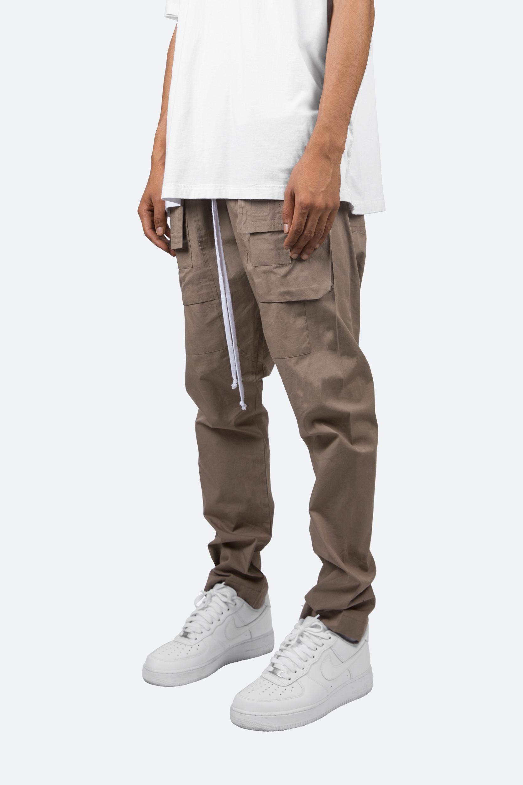 Drop Crotch Cargo Pants - Stone Product Image