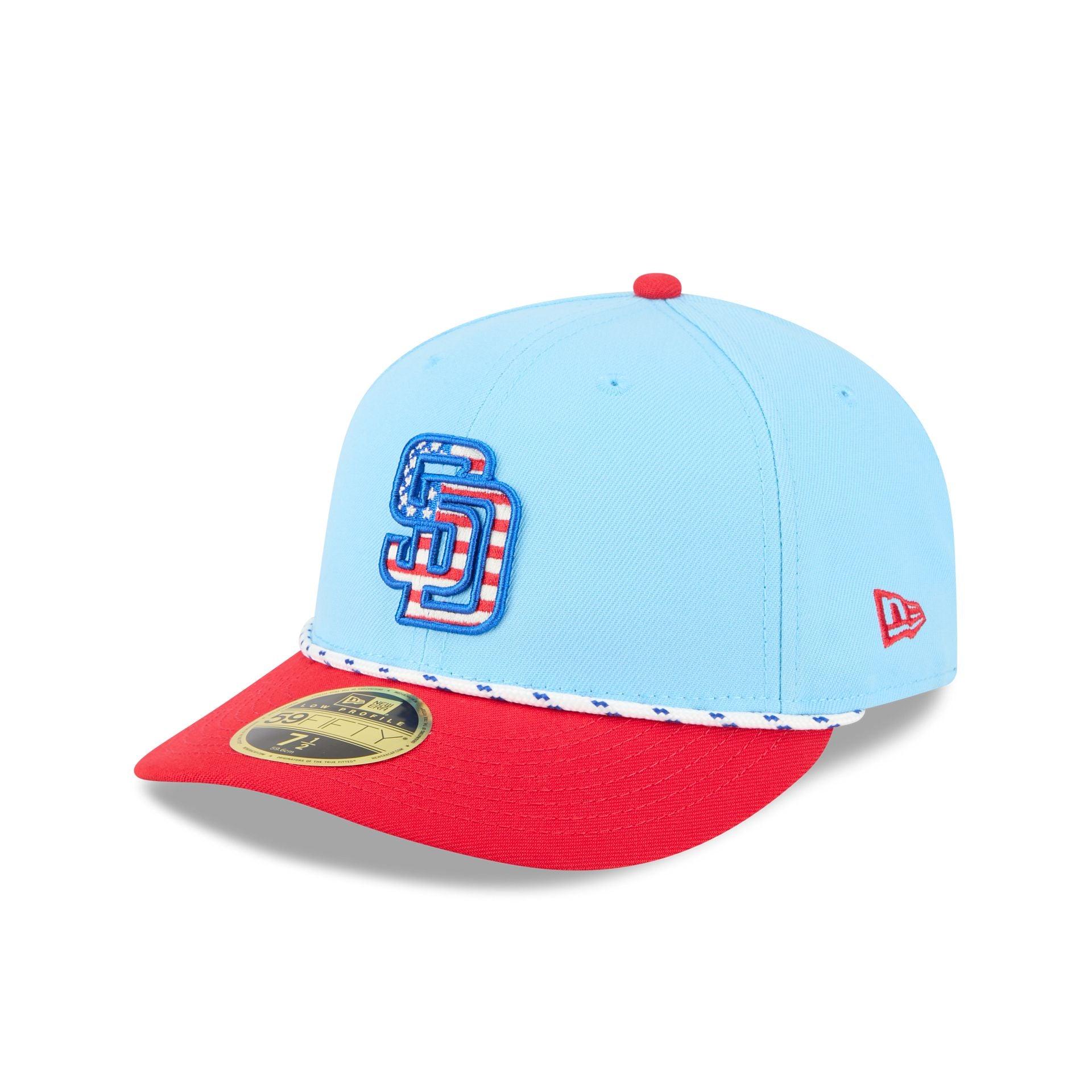 San Diego Padres Independence Day 2025 Low Profile 59FIFTY Fitted Hat Male Product Image