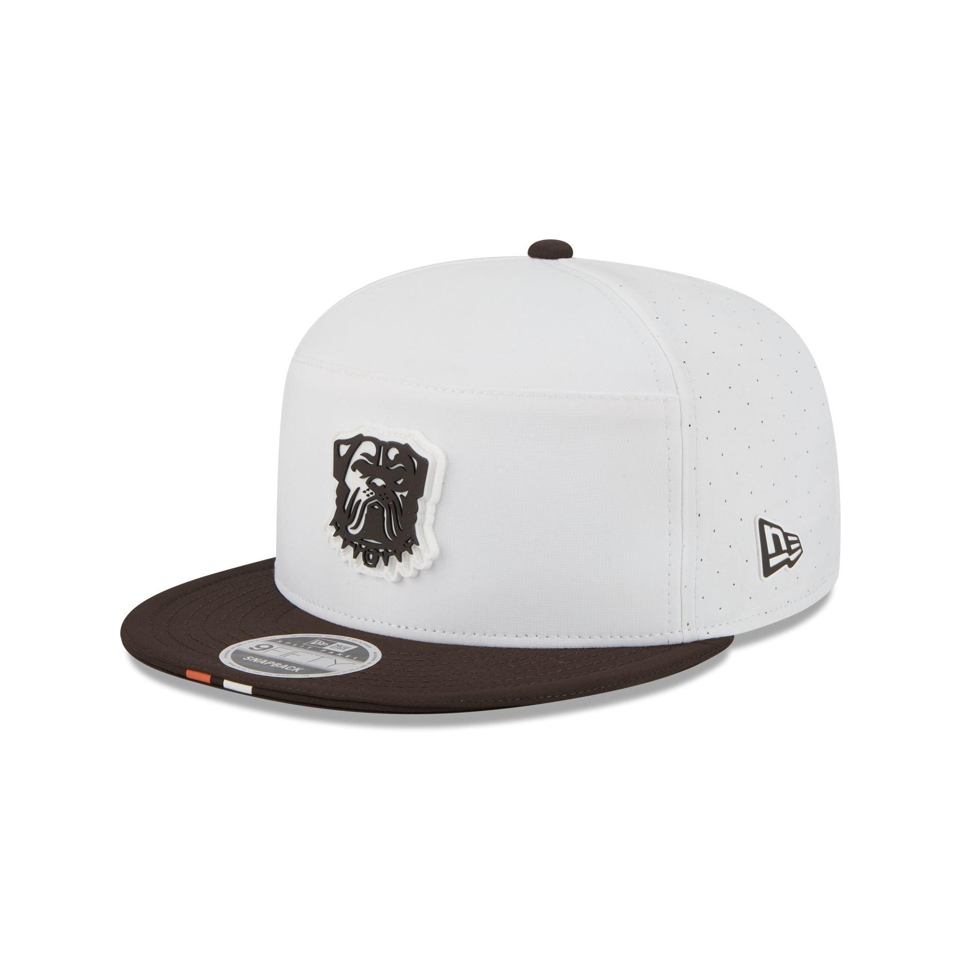 Cleveland Browns 2025 Training Split Panel 9FIFTY Snapback Hat Male Product Image
