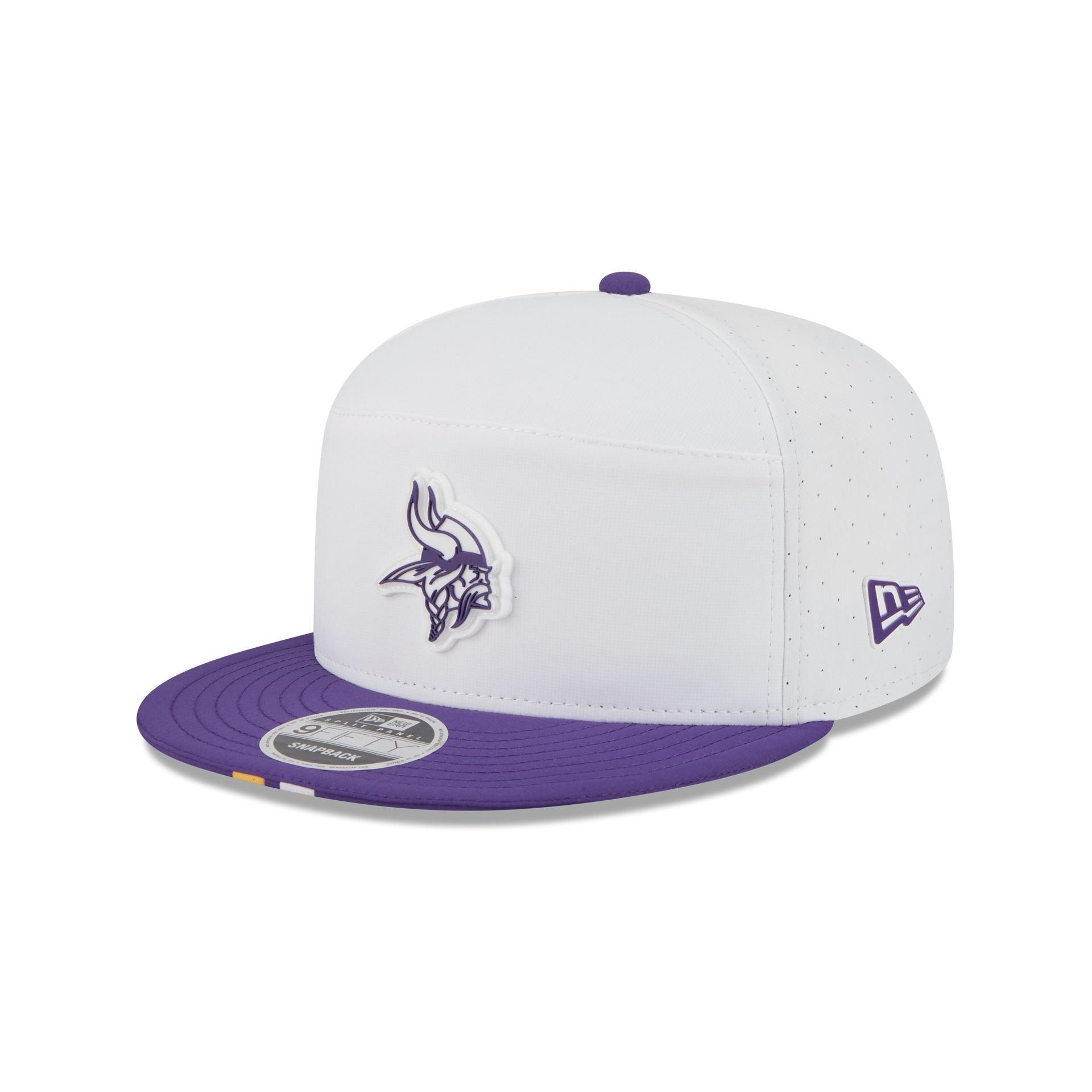 Minnesota Vikings 2025 Training Split Panel 9FIFTY Snapback Hat Male Product Image
