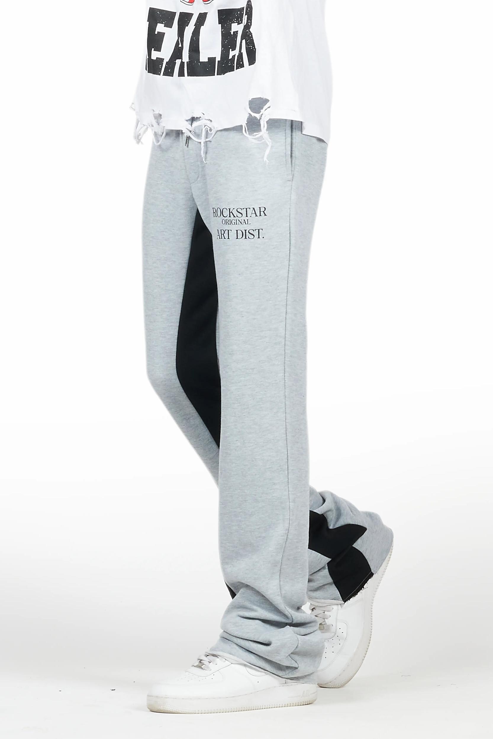 Briggs Heather Grey Baggy Pant Male Product Image