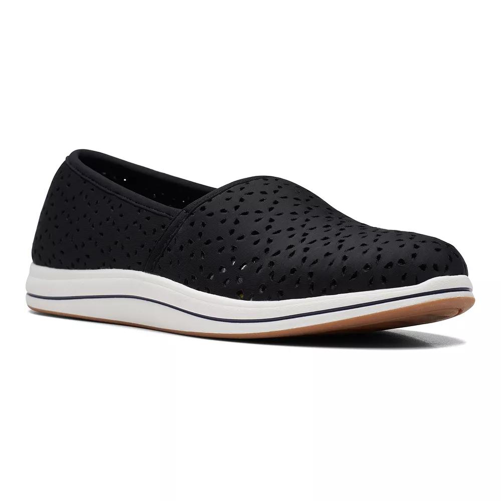 Clarks® Cloudsteppers Breeze Emily Women's Slip-On Shoes, Size: 7, Black Product Image