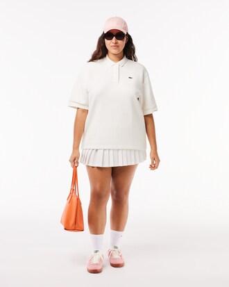 Oversized Piqué Polo Shirt Product Image