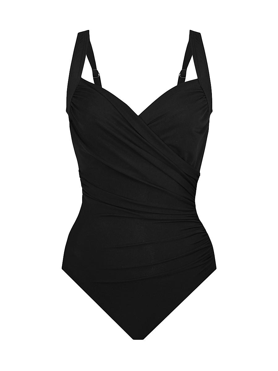 Womens DDD Styles Sanibel Ruched One-Piece Swimsuit Product Image