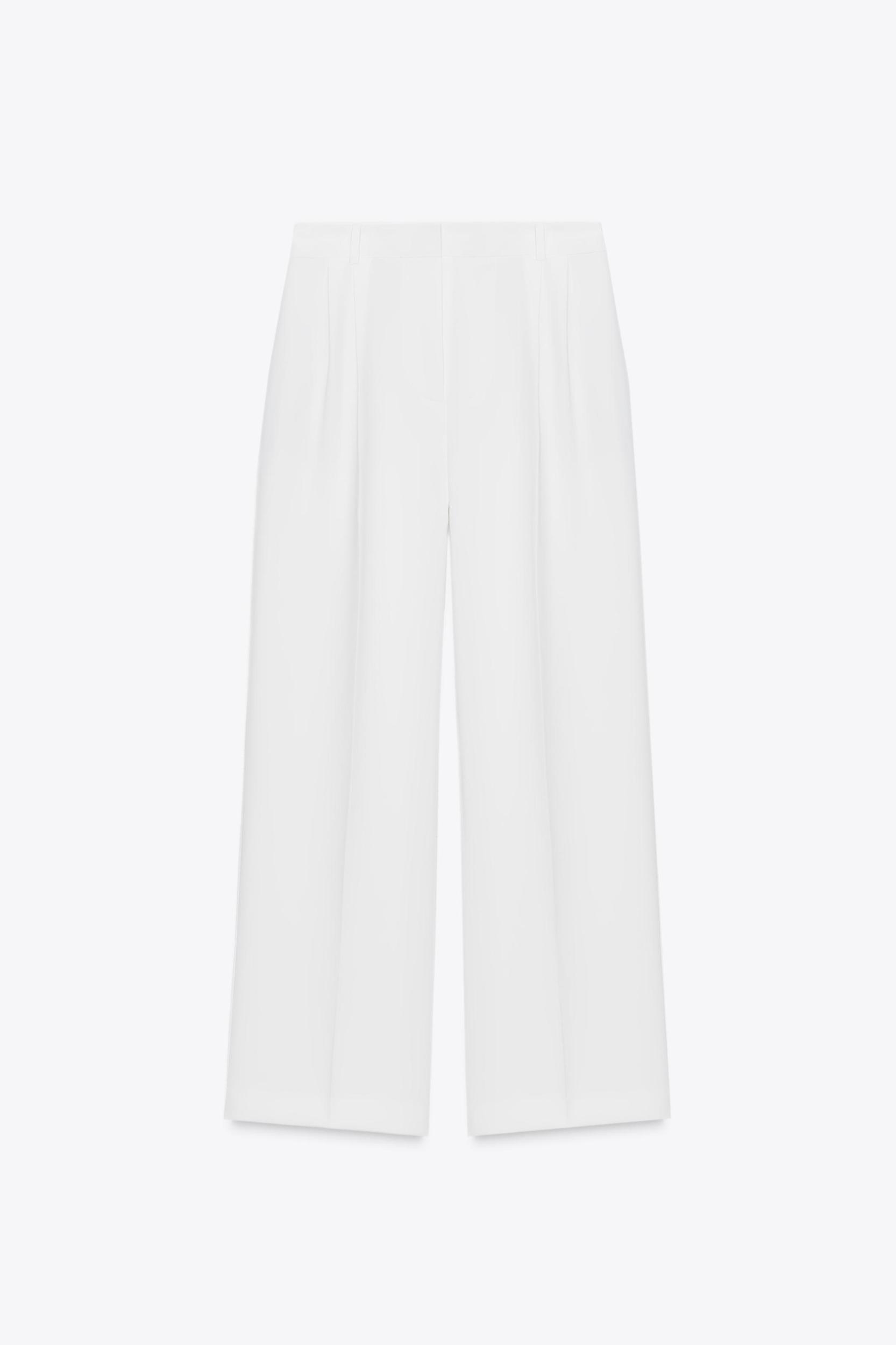 PLEATED WIDE LEG PANTS Product Image