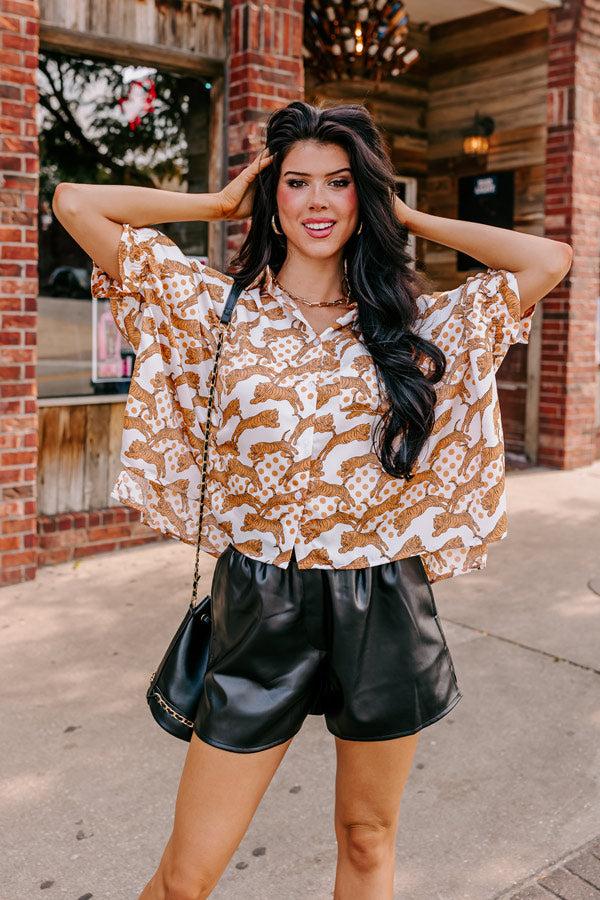 Fiercely In Love Oversized Button Up Product Image