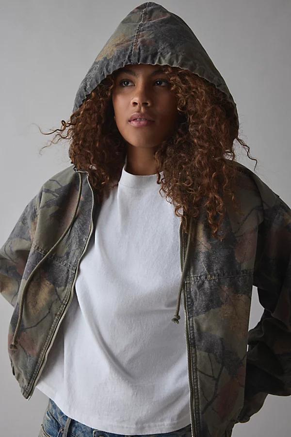 BDG Blake Canvas Bomber Jacket Womens at Urban Outfitters Product Image