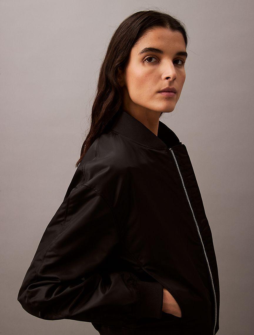 Nylon Bomber Jacket Product Image