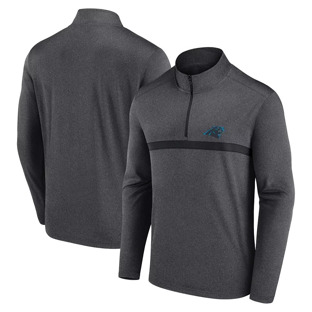 Men's Fanatics  Midnight Green Philadelphia Eagles Head-to-Head Quarter-Zip Top, Size: 2XL, Grey Product Image