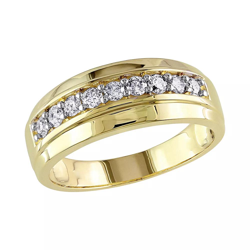 Mens Stella Grace 10k Gold 1/2 Carat T.W. Diamond Ring 10k Whgold Product Image