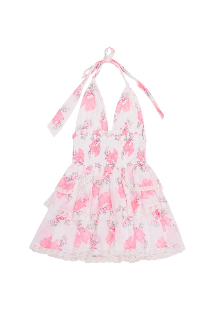 Deanna Rosa Beaux Halter Dress Product Image