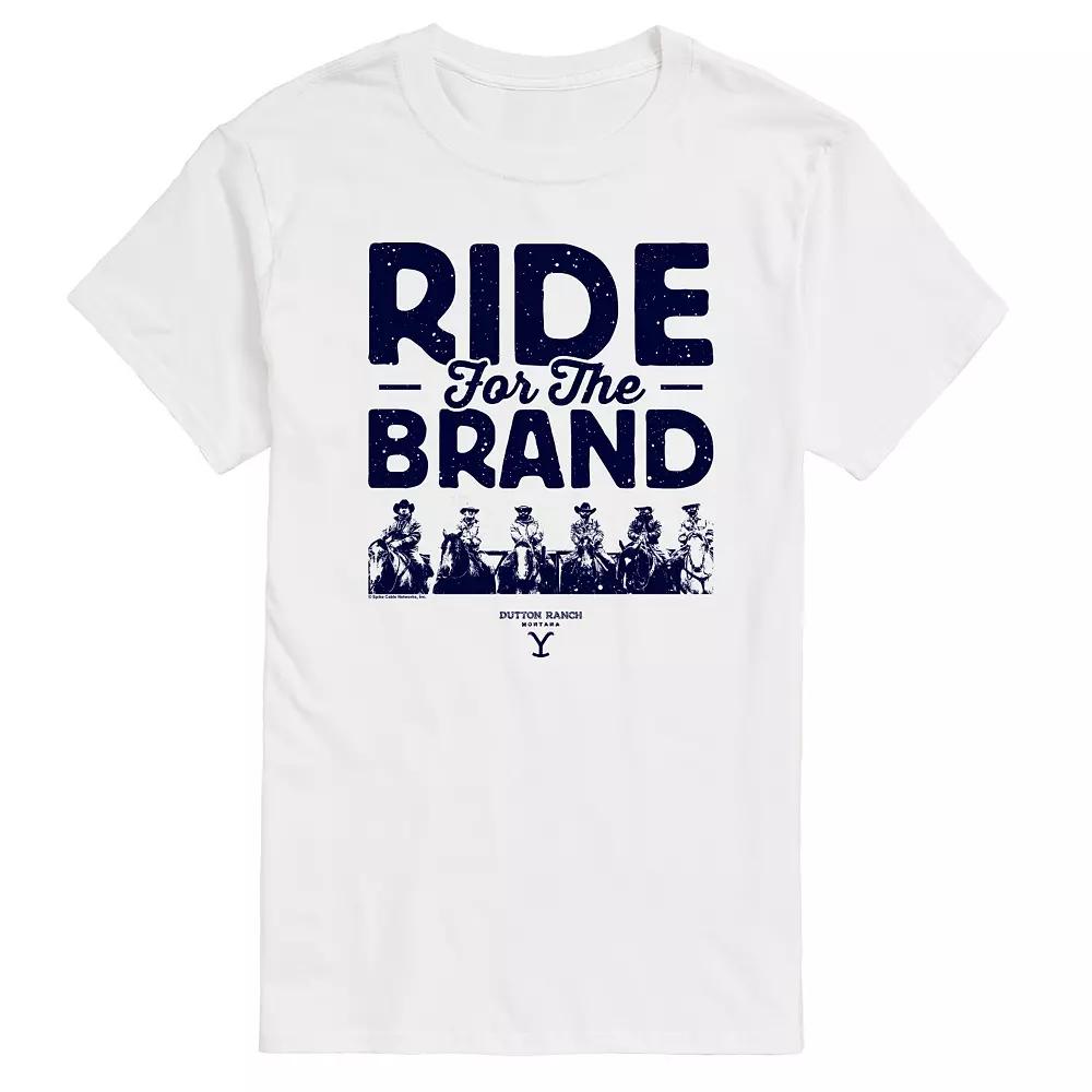 Big & Tall Yellowstone Ride For The Brand Graphic Tee, Men's,  Product Image