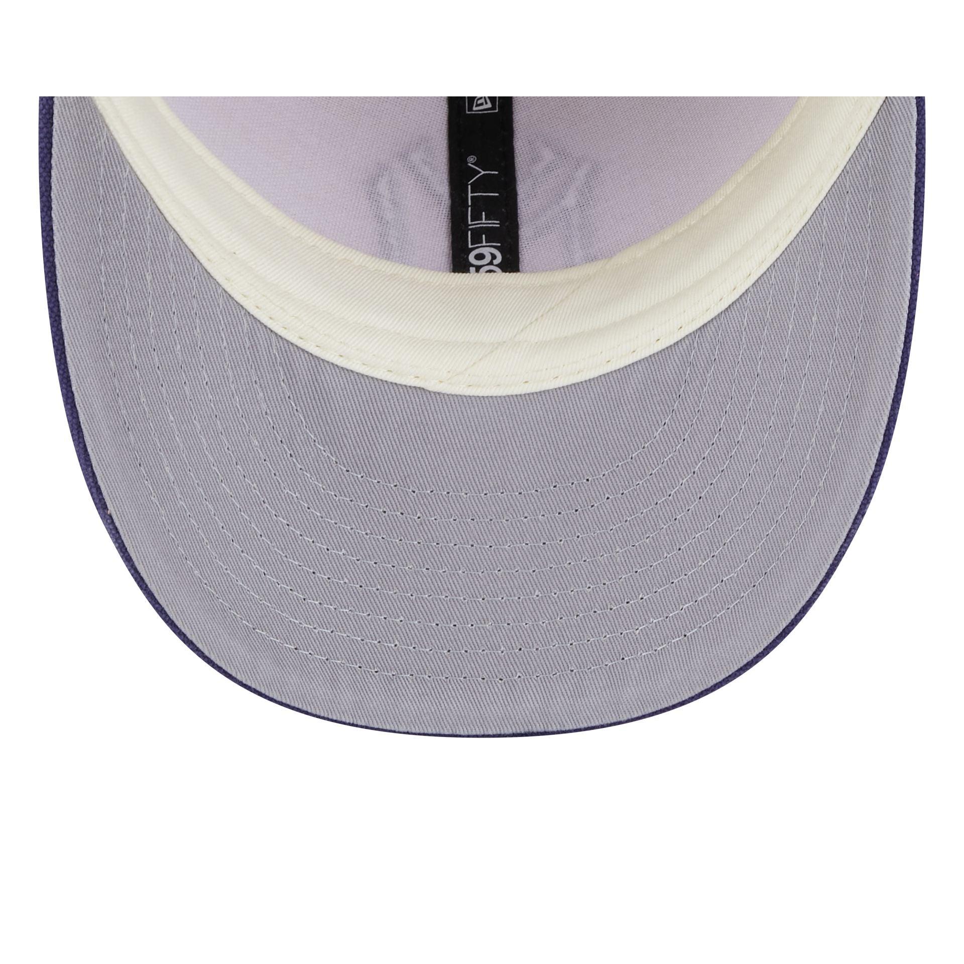 Los Angeles Lakers Tan Texture Low Profile 59FIFTY Fitted Hat Male Product Image