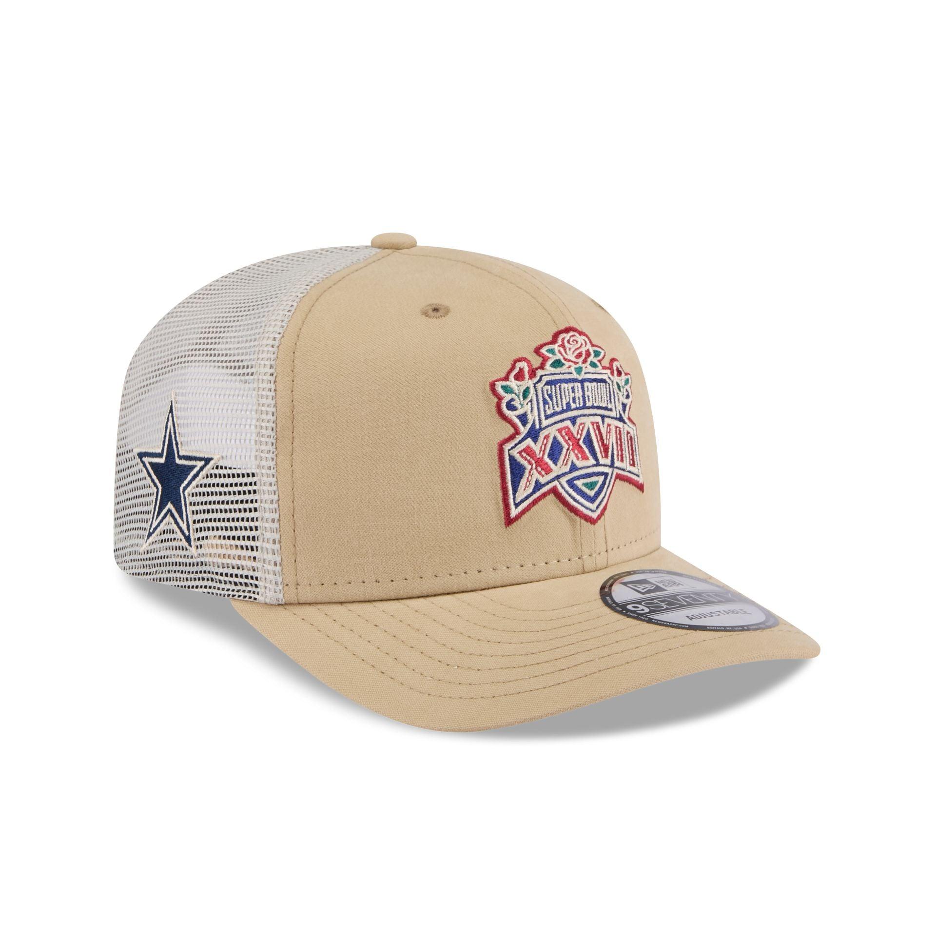 Dallas Cowboys Khaki Champions 9SEVENTY Stretch-Snap Hat Male Product Image