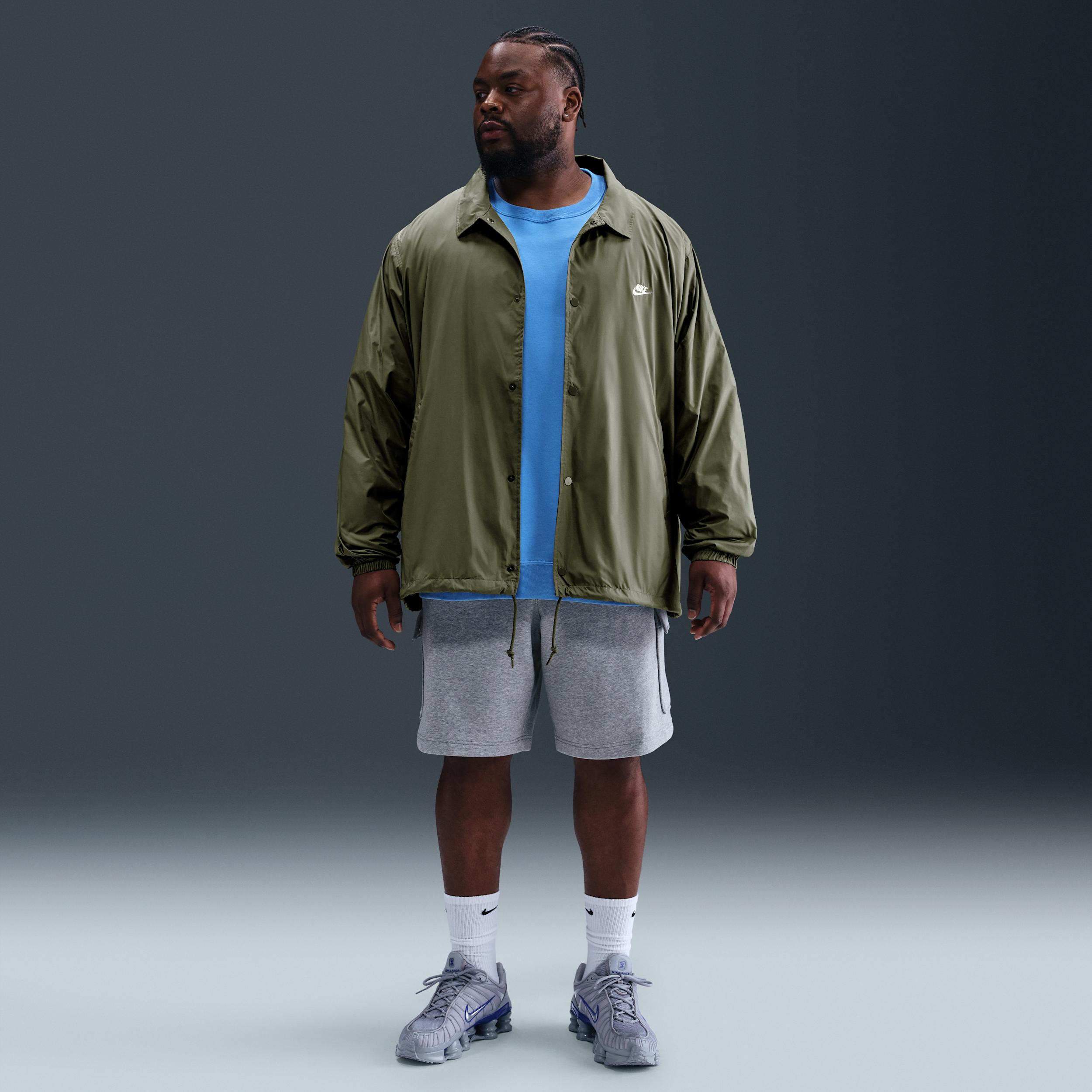 Nike Mens Club Coaches Jacket | FN3316-222 Product Image