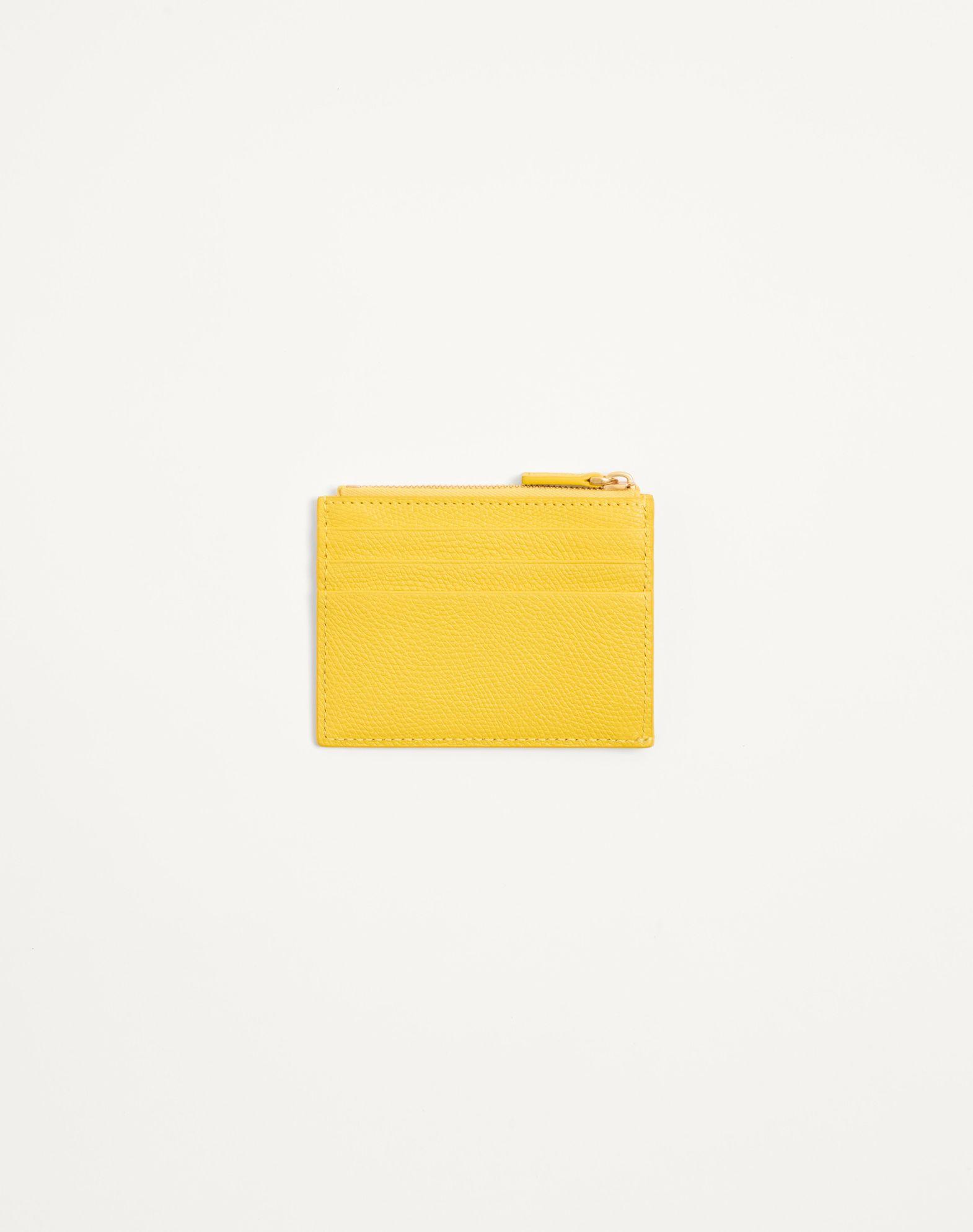 Vlogo Signature Grainy Calfskin Card Holder Product Image