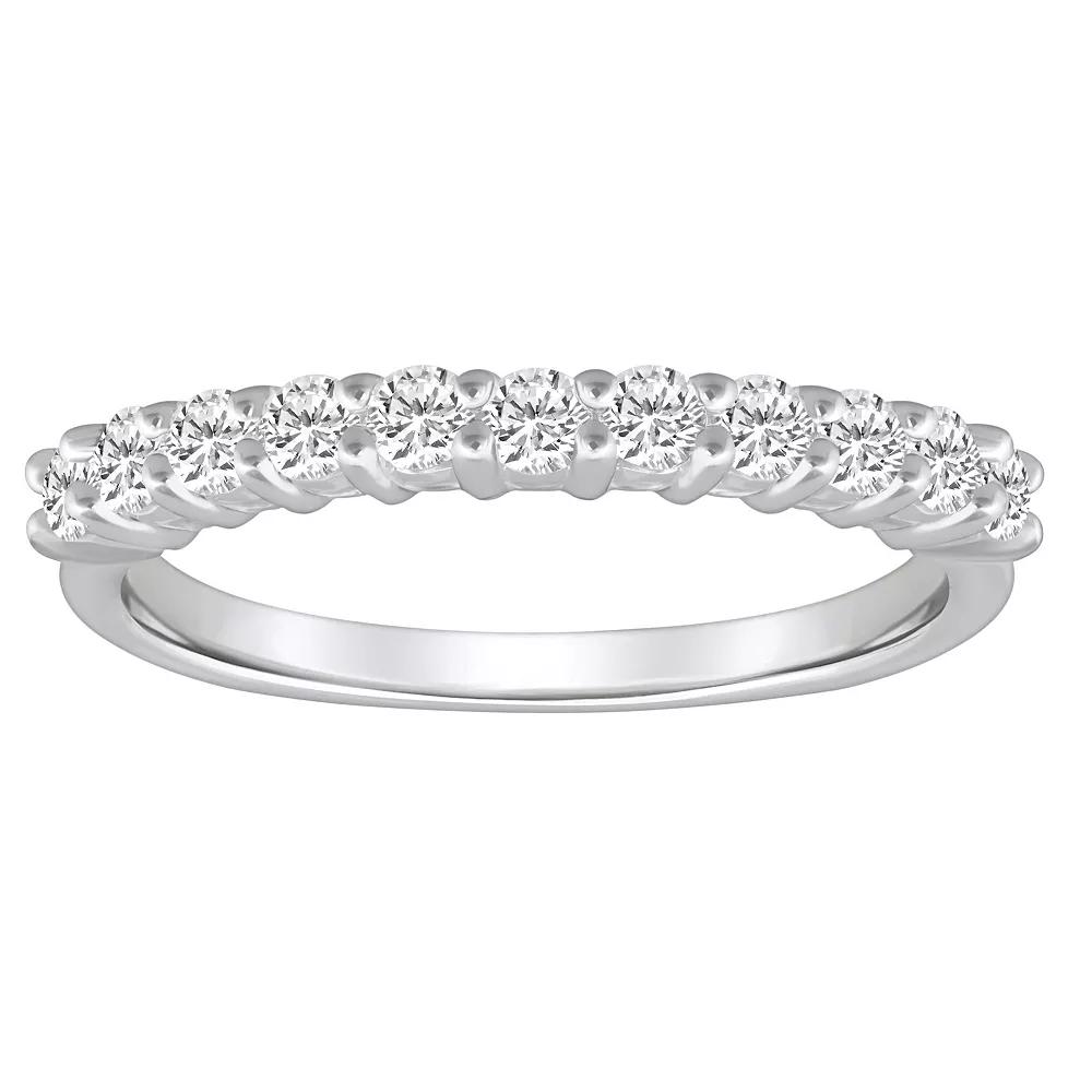 Alyson Layne 14k Gold 1/2 Carat T.W. Diamond 11-Stone Wedding Band, Women's, Size: 10, Yellow Product Image