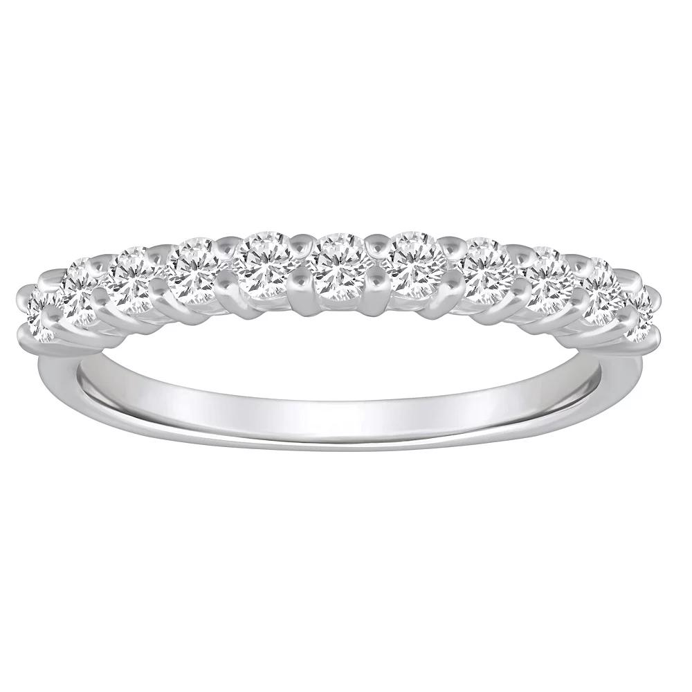 Alyson Layne 14k Gold 1/2 Carat T.W. Diamond 11-Stone Wedding Band, Women's, Size: 10, Yellow Product Image