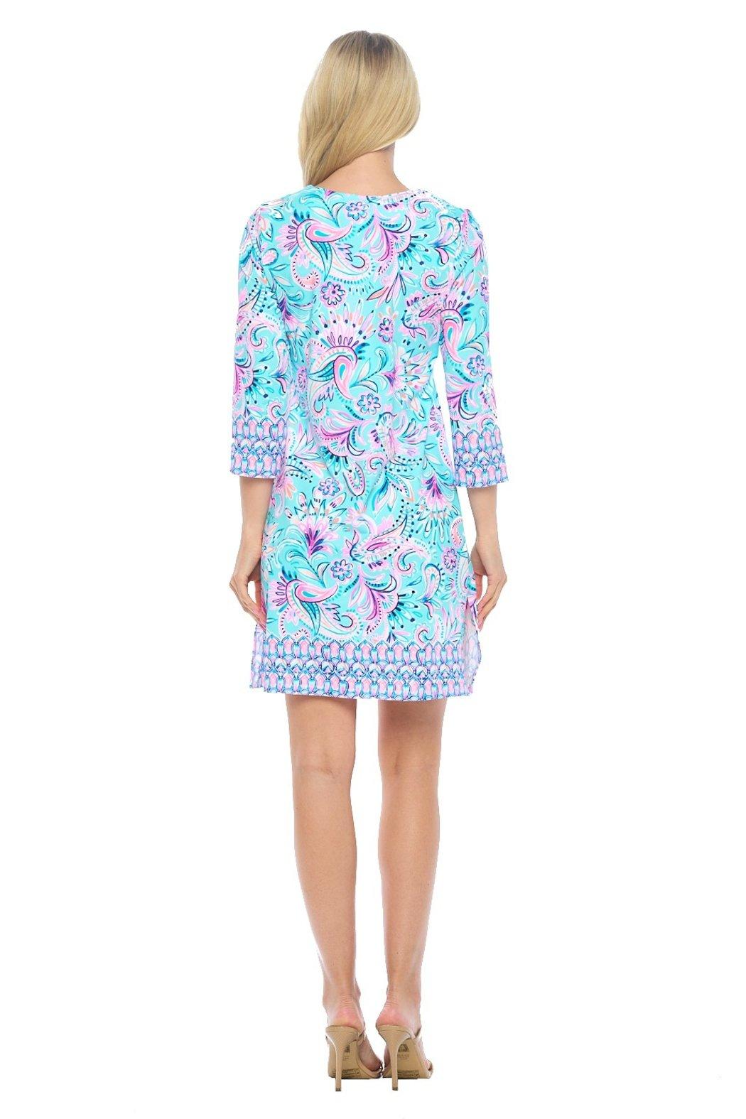 Mint Quarter Sleeve Dress Product Image