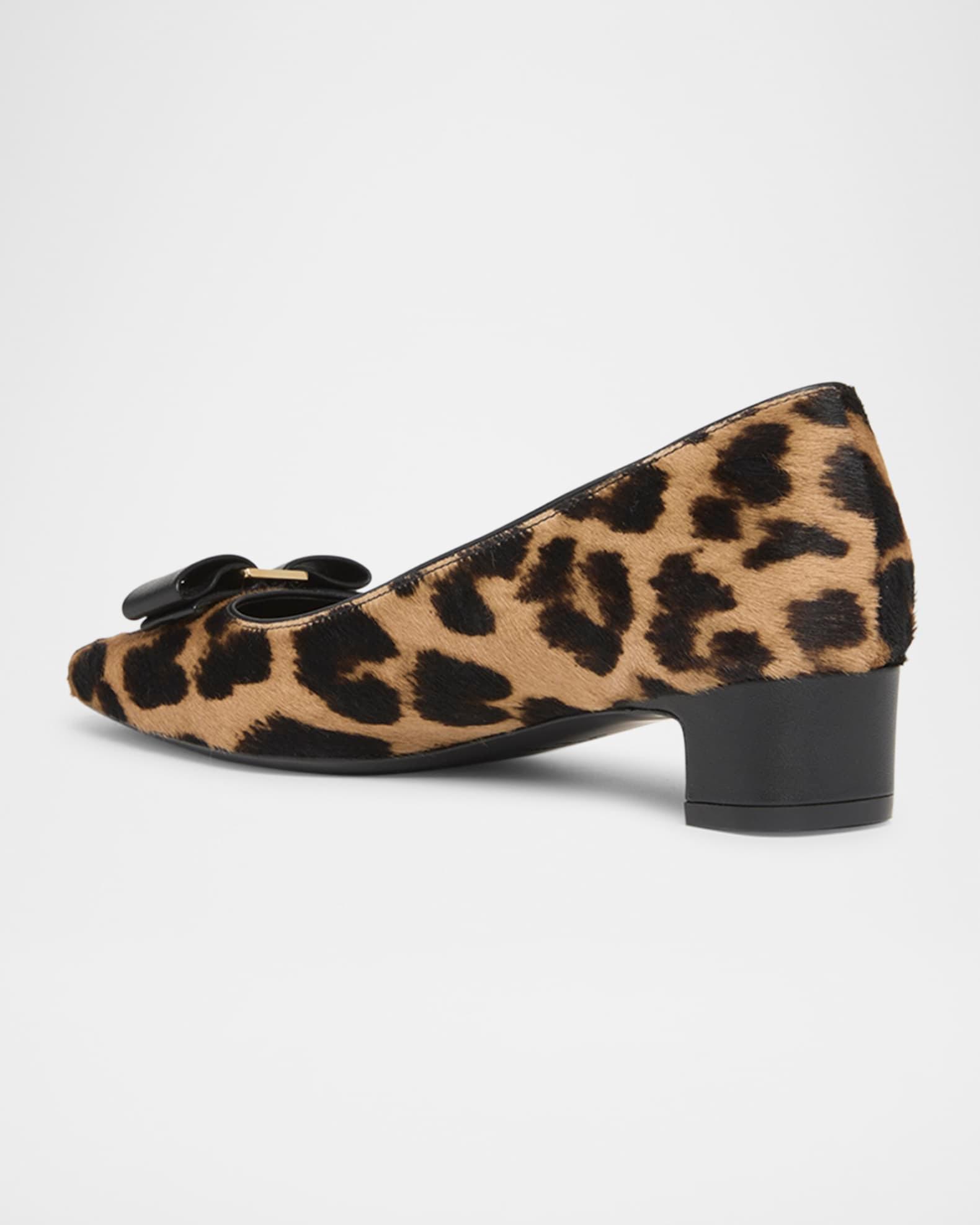 Rirri Leopard Bow Ballerina Pumps Product Image