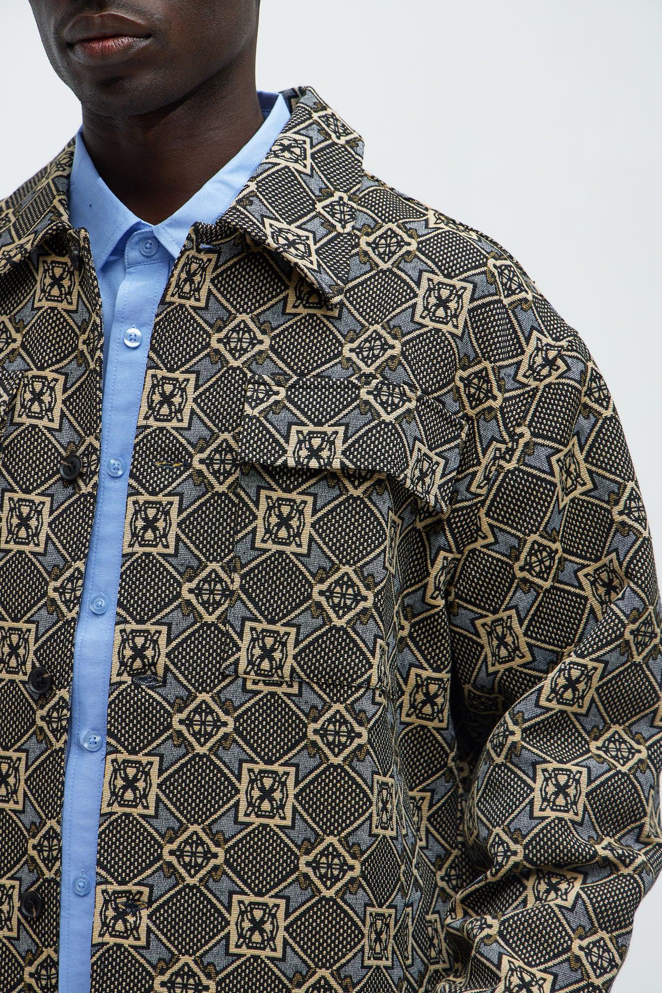 Slippin Away Tapestry Zip Jacket - Multi Color Product Image