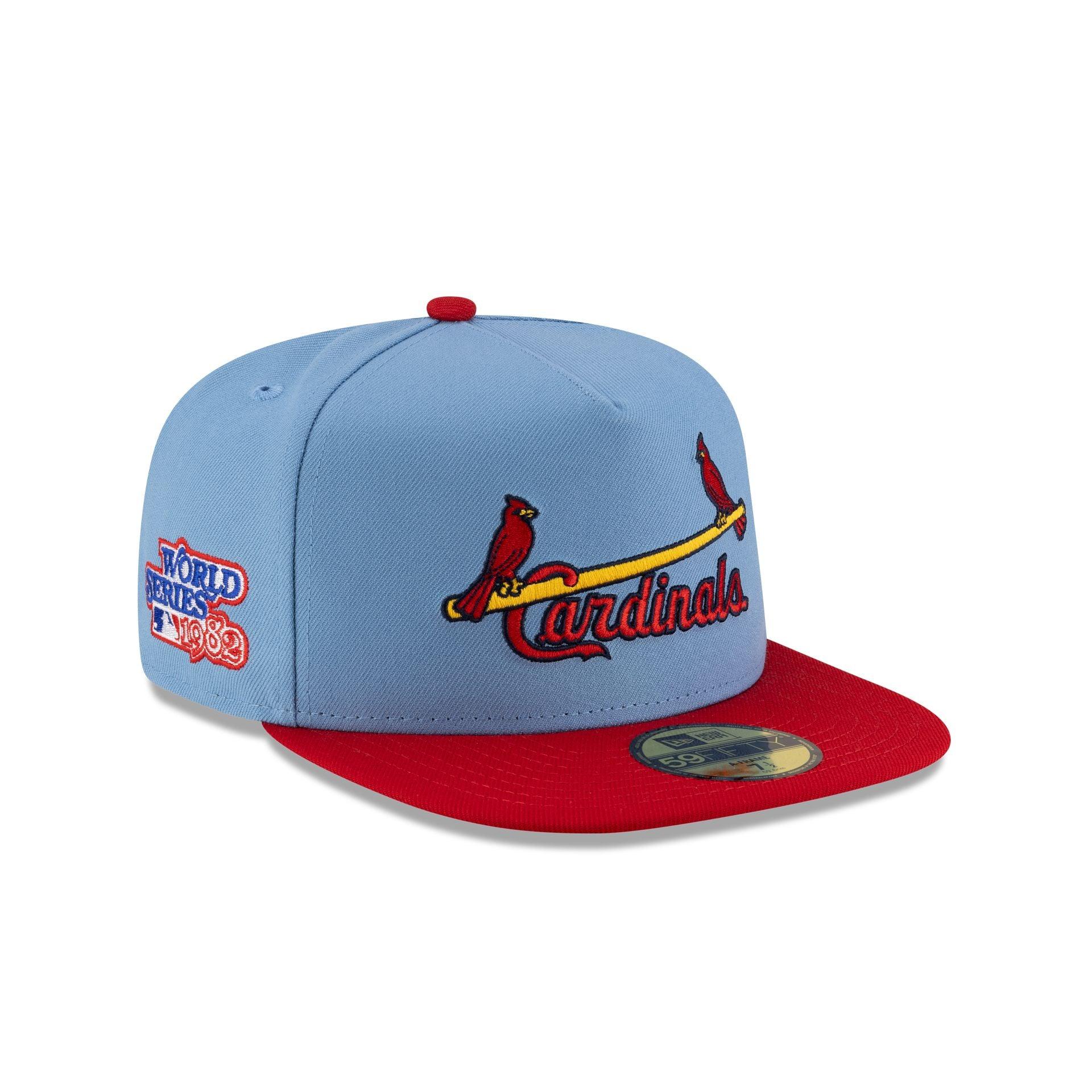 Just Caps Sky Blue St. Louis Cardinals 59FIFTY A-Frame Fitted Hat Male Product Image