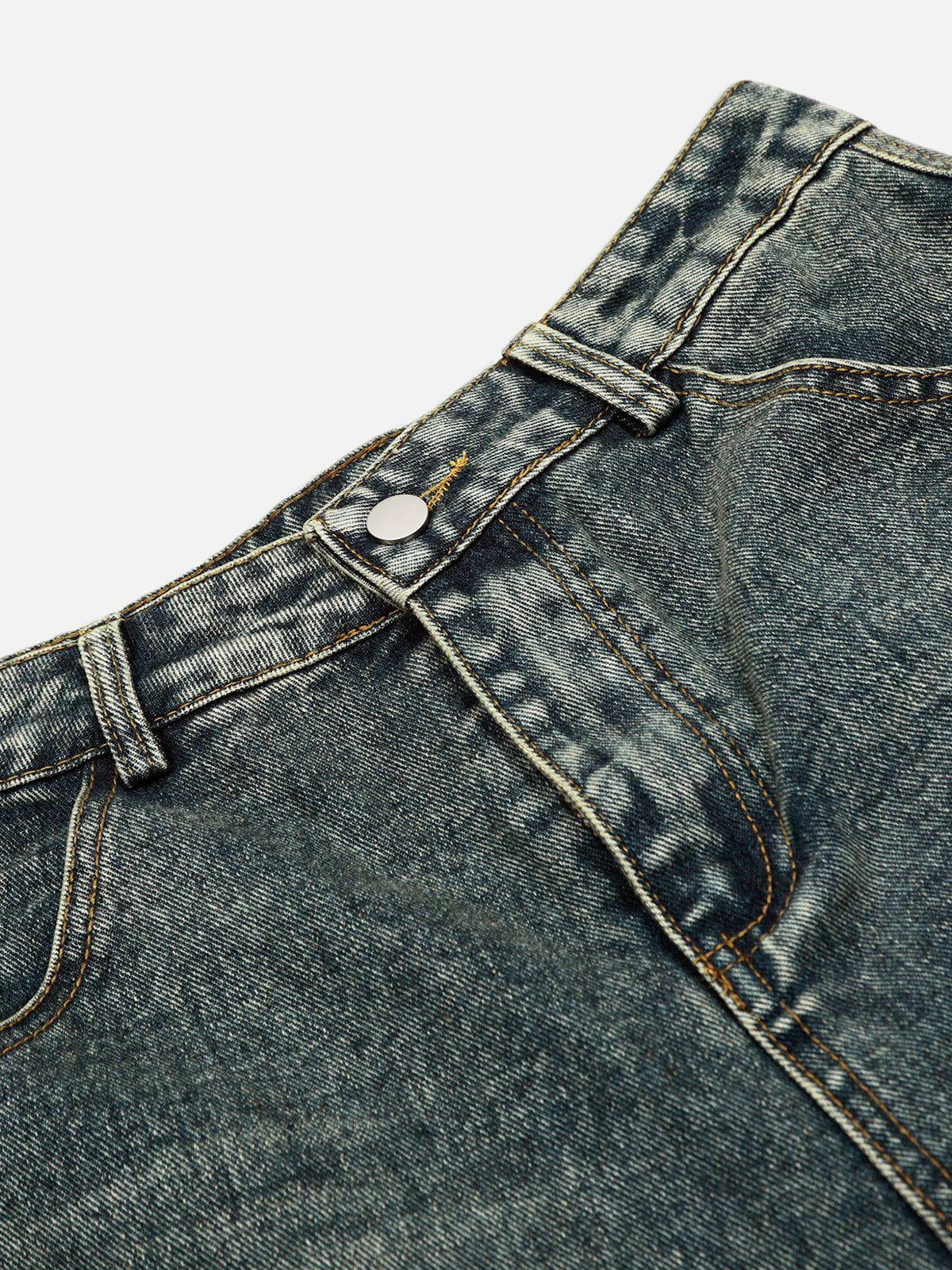 Aelfric Eden Pearl Embellished Baggy Longline Jorts Product Image