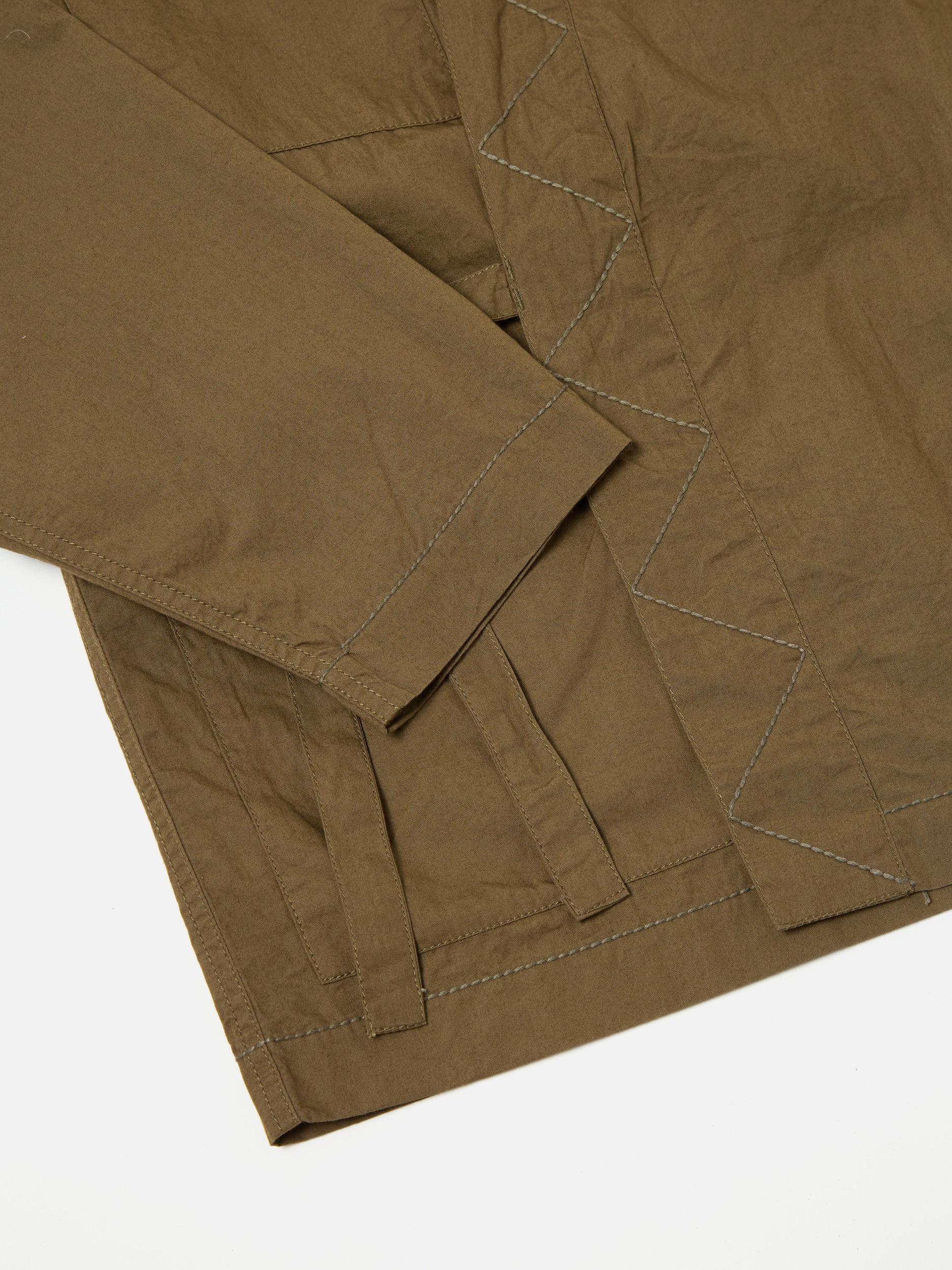 Universal Works Osaka Work Jacket in Khaki Broad Cloth Product Image
