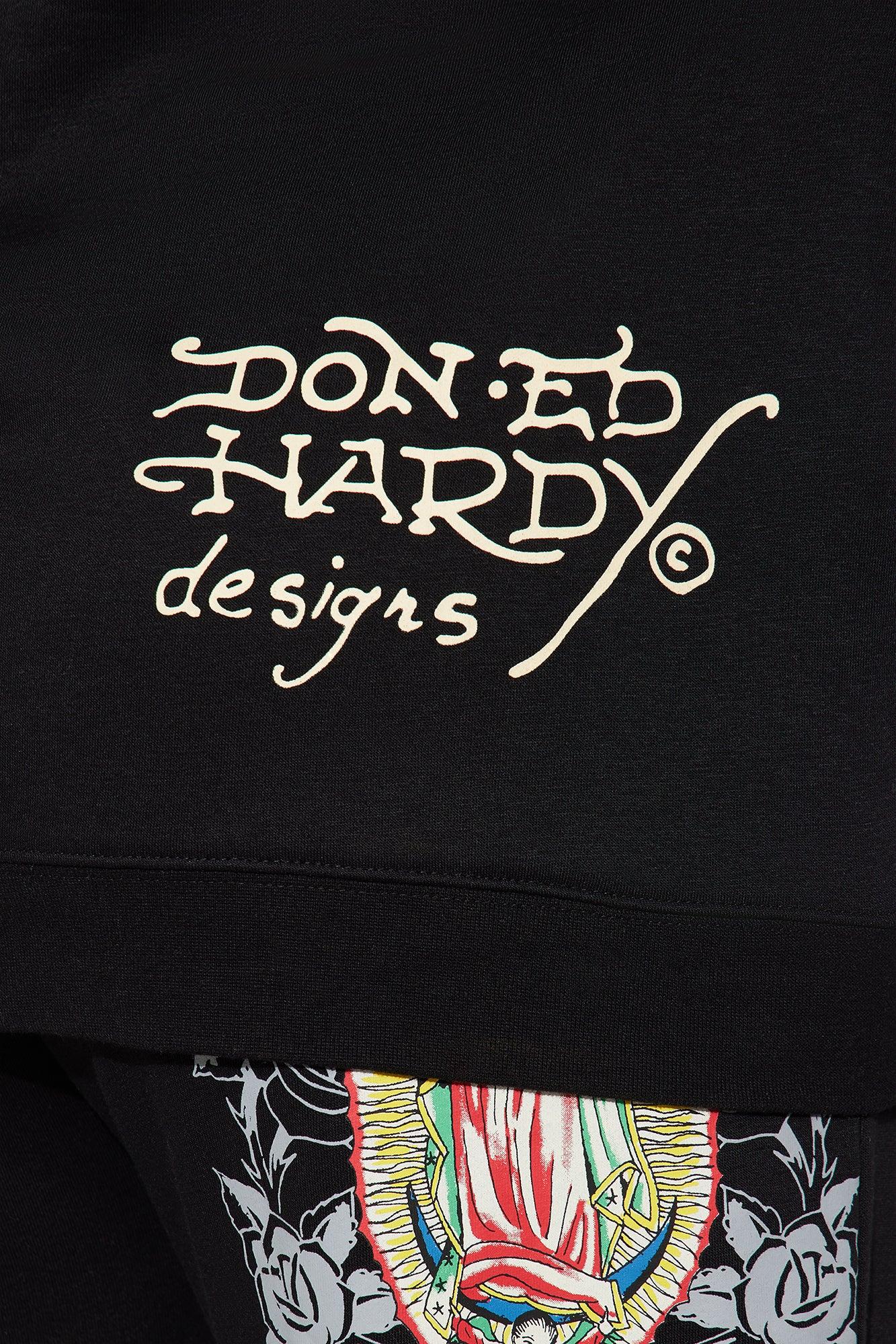 Ed Hardy Mary Hoodie - Black Product Image