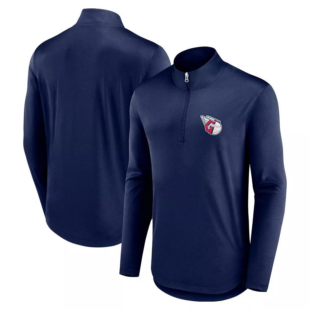 Men's Fanatics Branded Royal Los Angeles Rams Quarterback Quarter-Zip Top,  Product Image