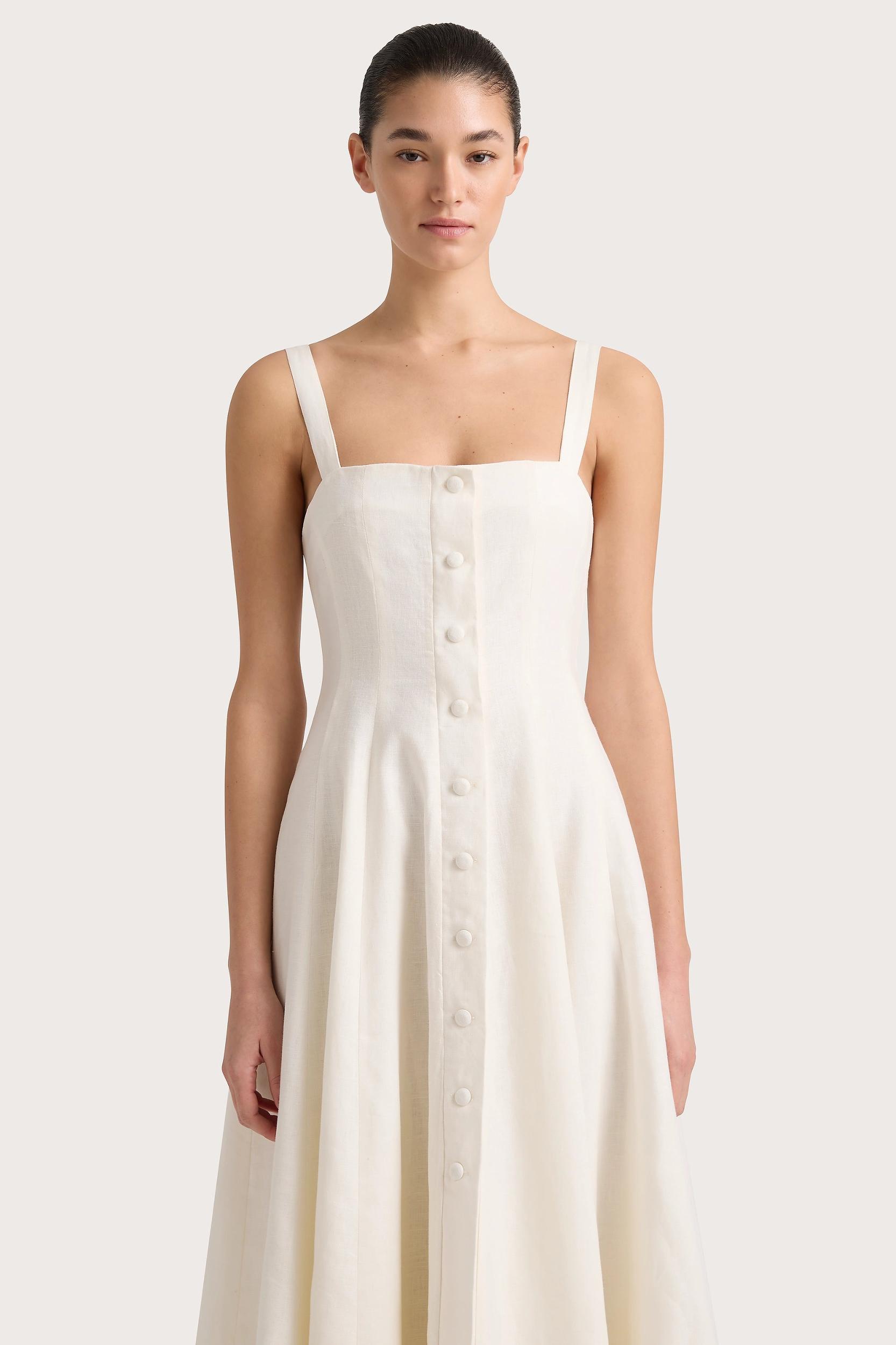 Corbiere Dress White - Final Sale Product Image