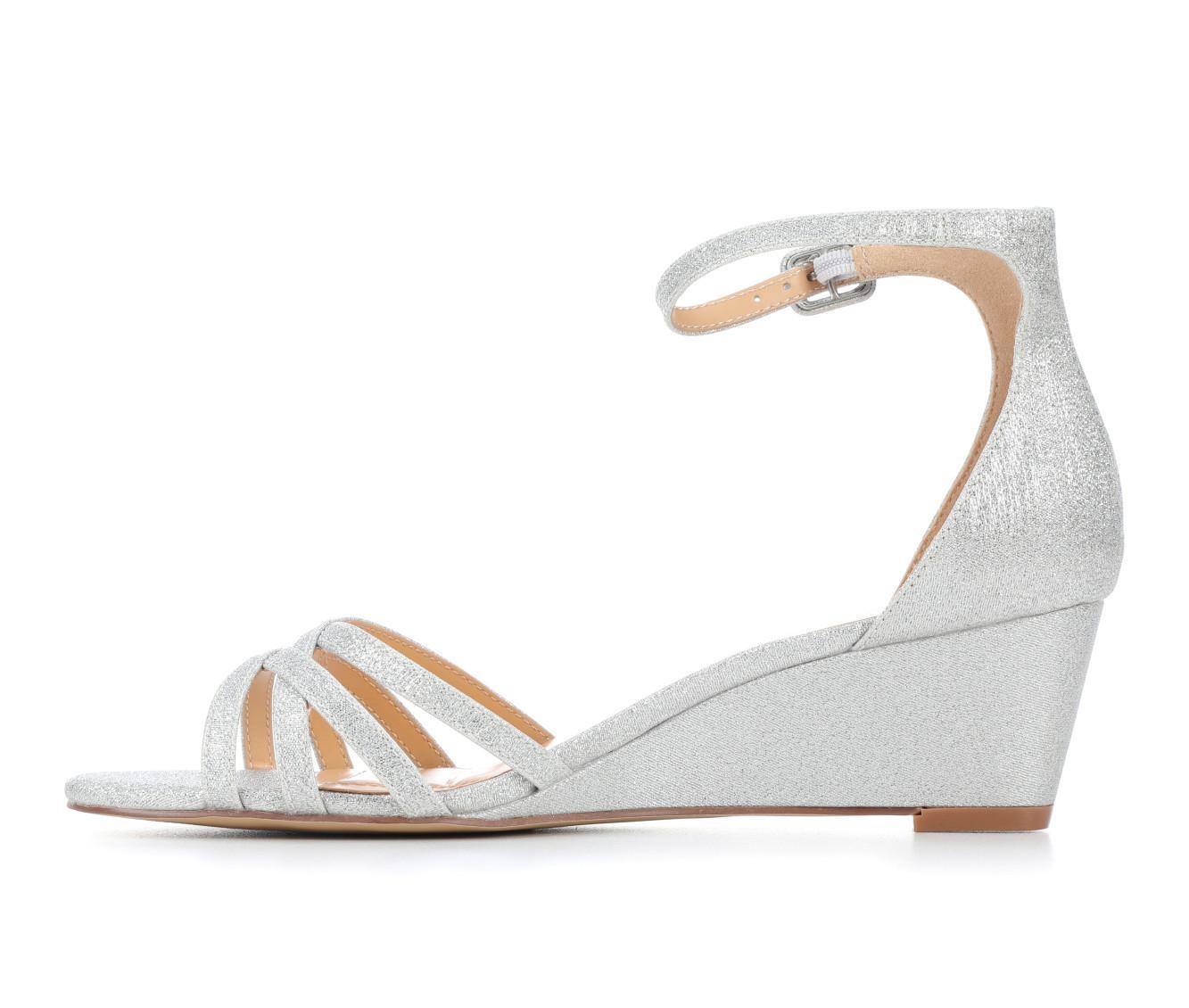 Women's American Glamour BadgleyM Jemi Special Occasion Wedge Sandals Product Image