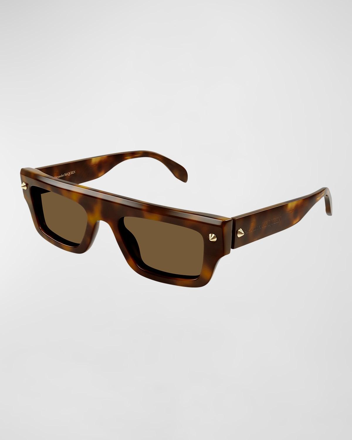 Mens AM0427SM Acetate Rectangle Sunglasses Product Image
