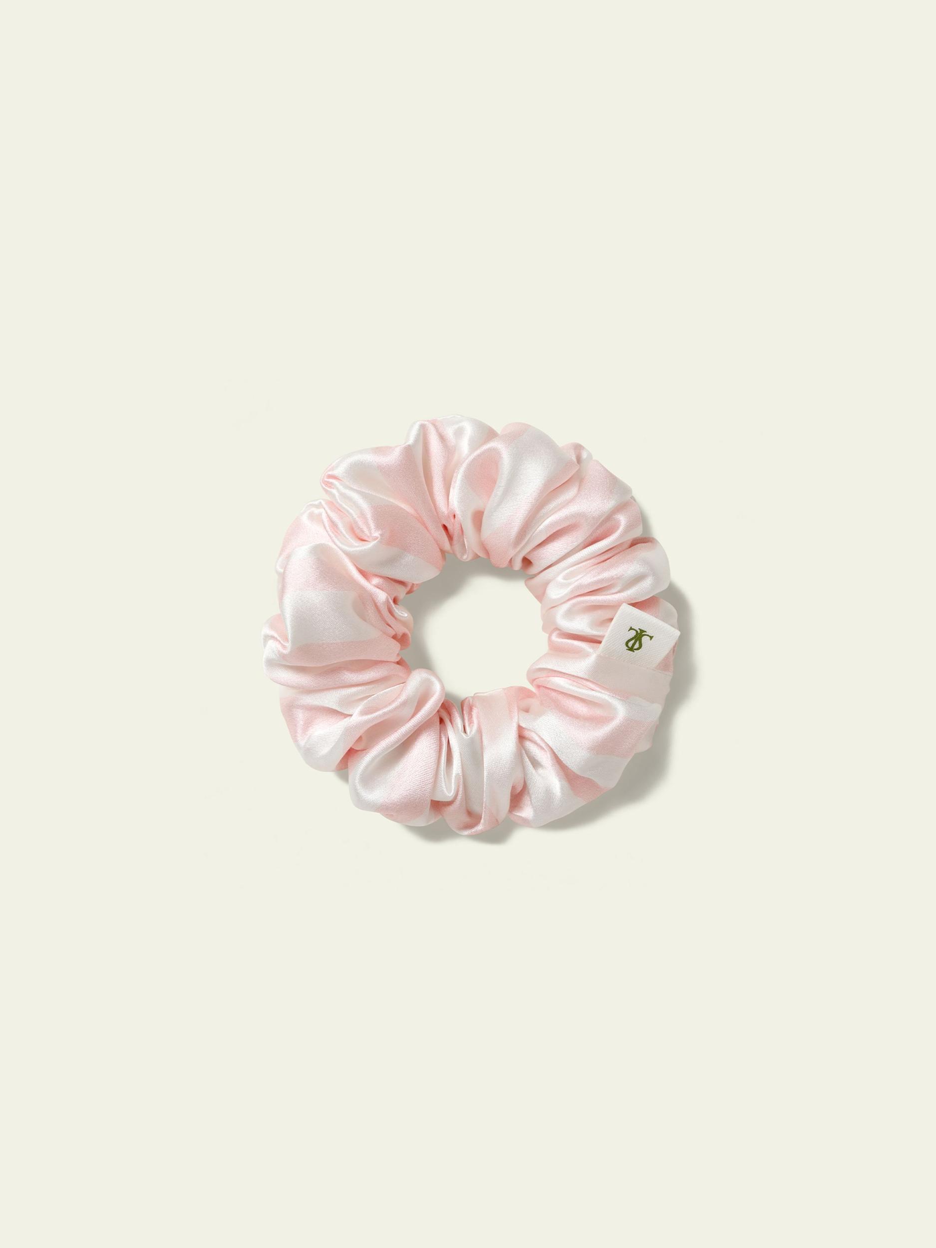 Striped Charmeuse Scrunchies Set Product Image